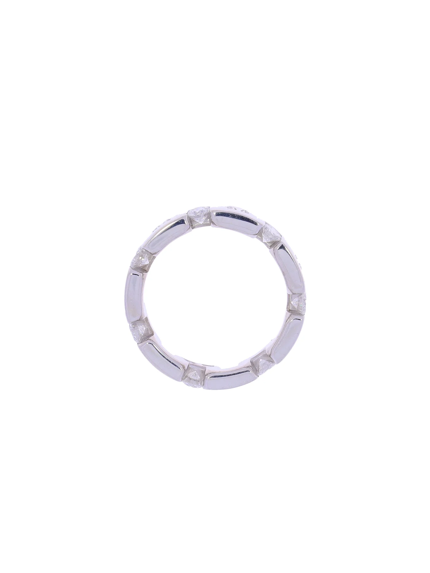 Damenring – Weissgold mit Diamanten