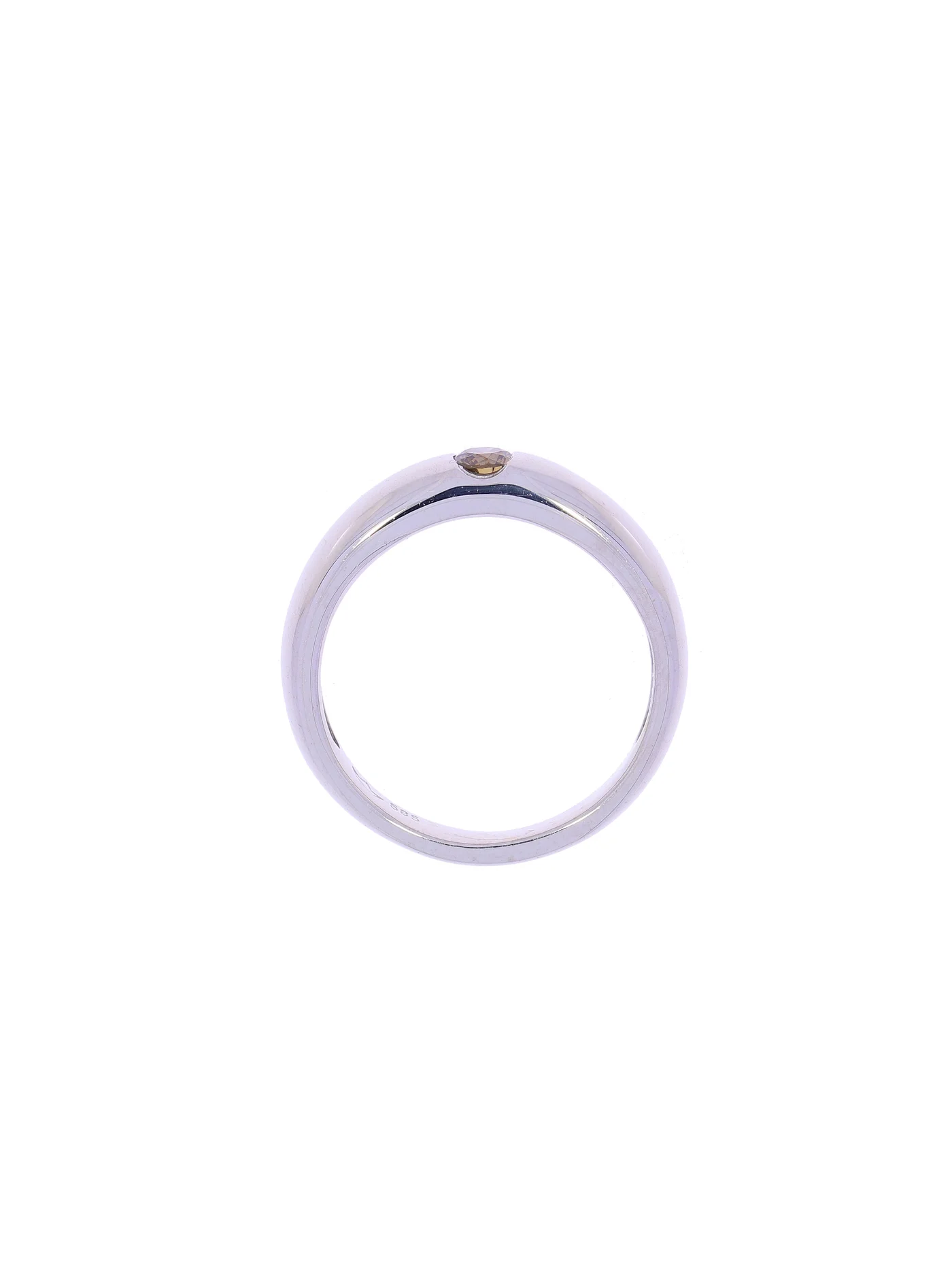 Damenring – Weissgold mit fancy Diamant