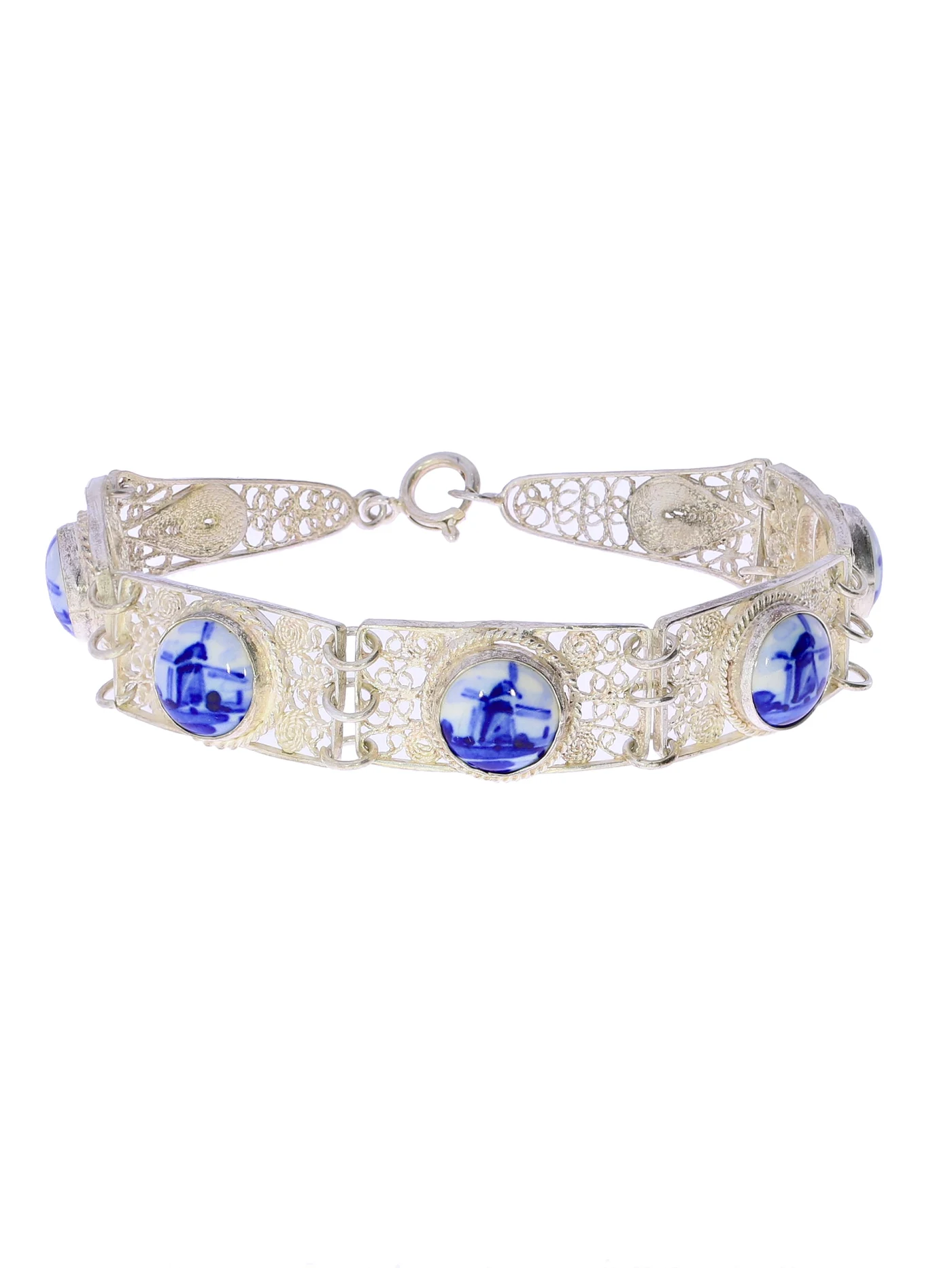 Bracelet – Silber und Keramik