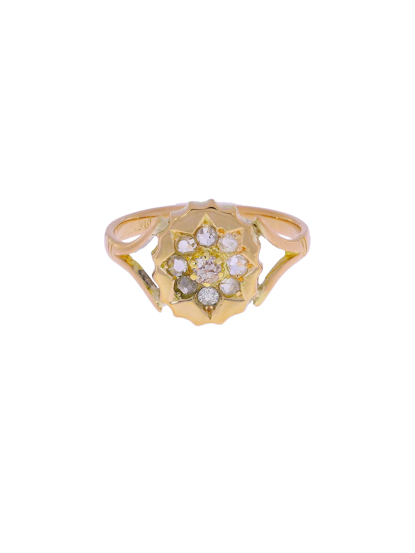 Damenring – Roségold mit Diamanten
