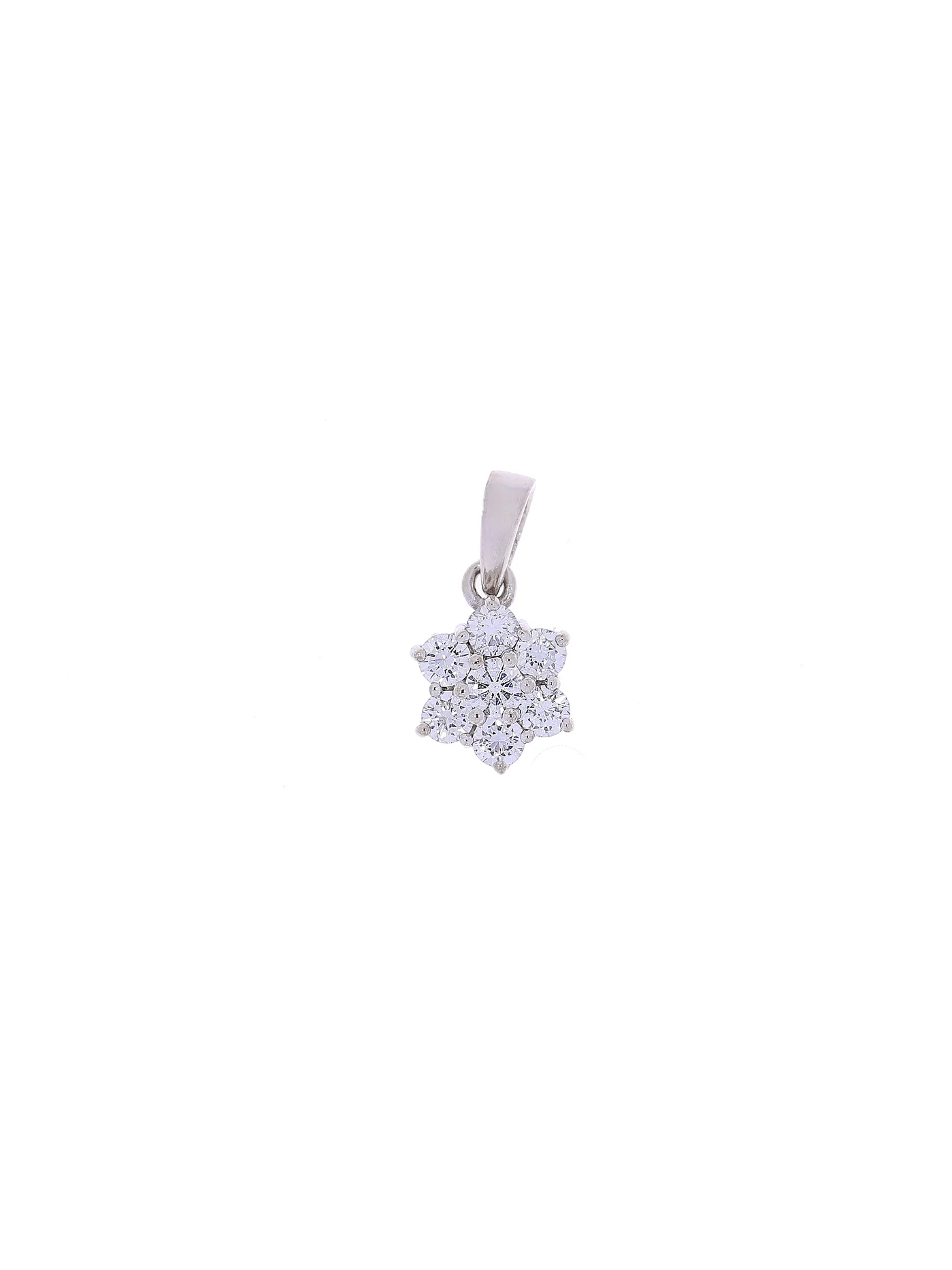 Anhänger – Weissgold mit Diamanten