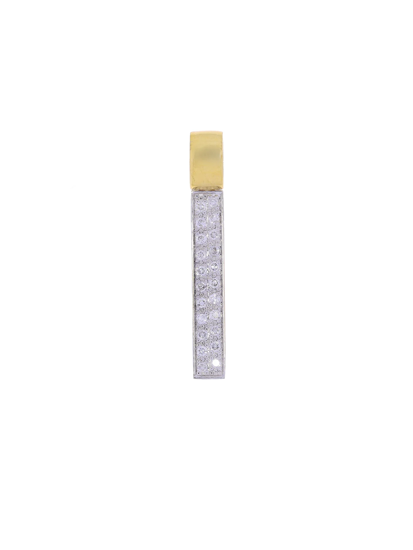 Anhänger – Bicolor mit Diamanten