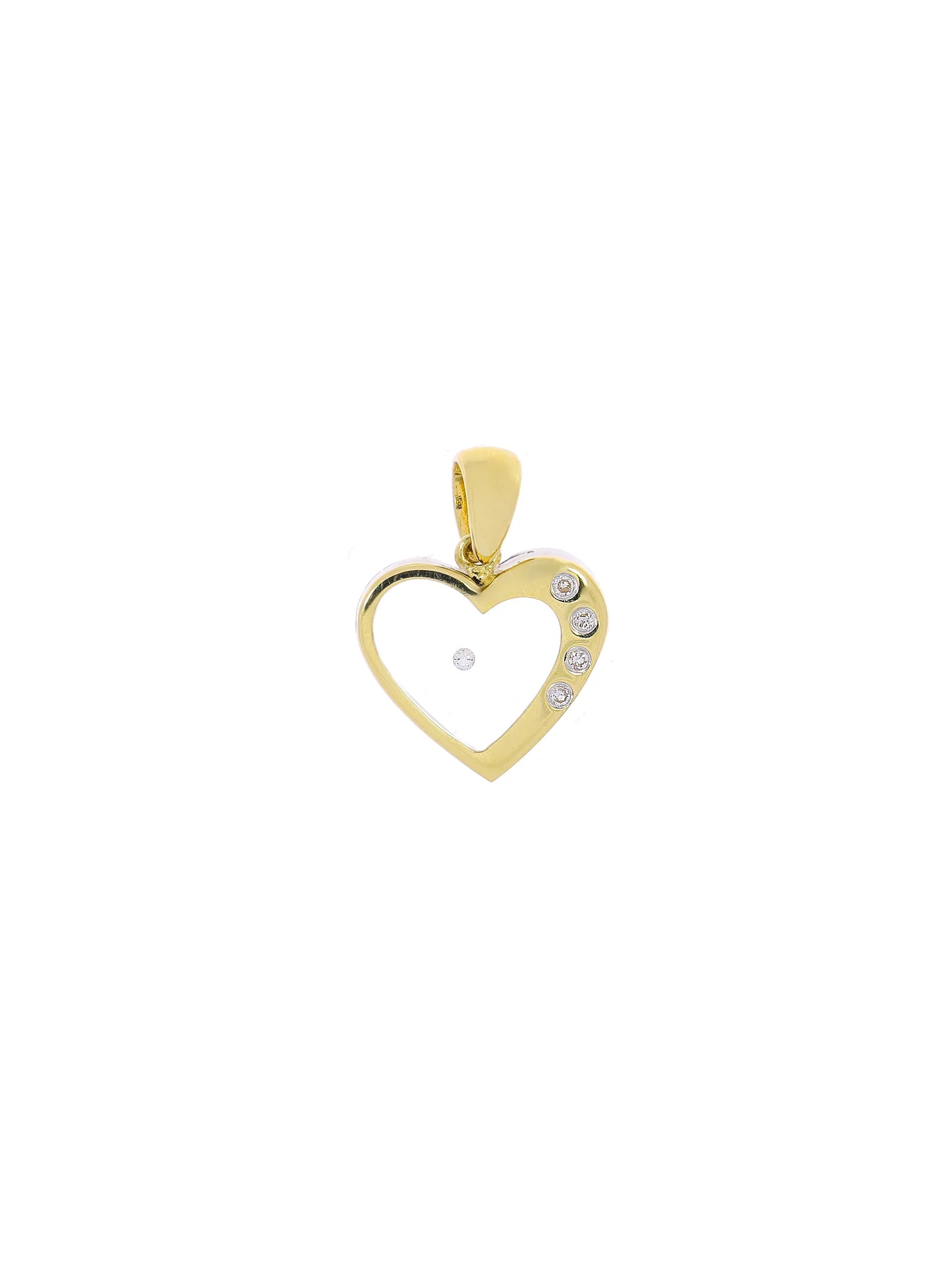 Anhänger – Gelbgold mit Diamanten