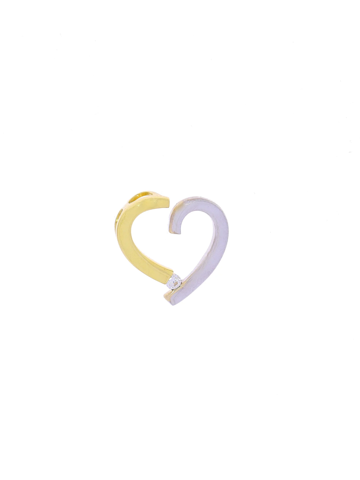 Pendant – two-tone with diamond