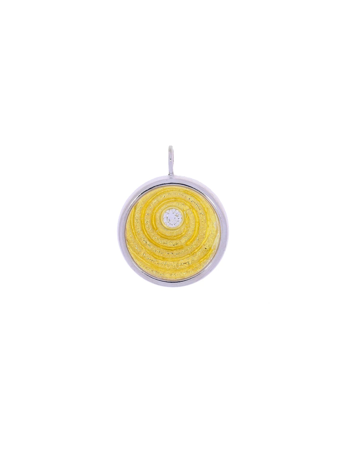 Pendant – two-tone with diamond