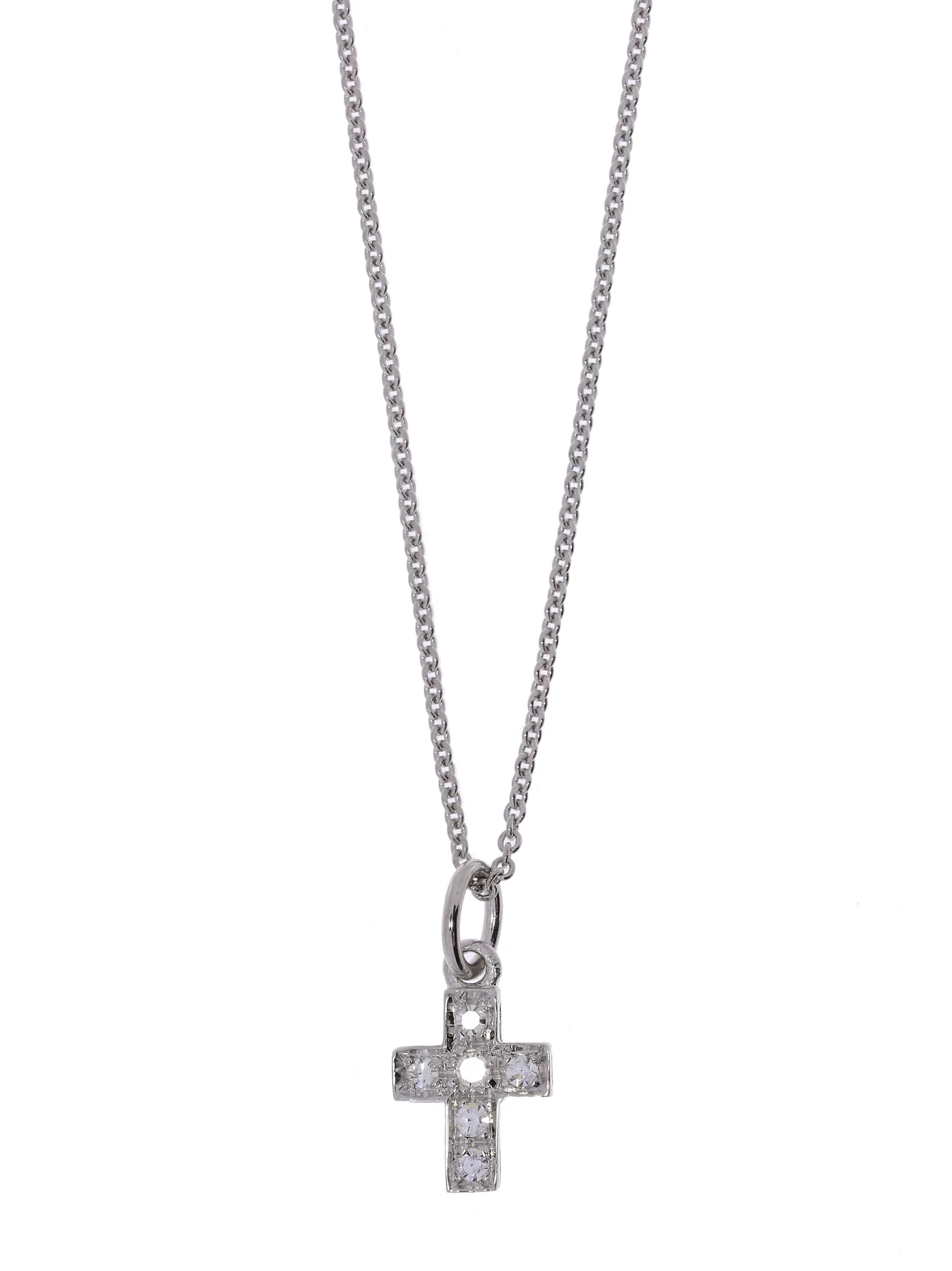 Halskette – Weissgold mit Diamanten