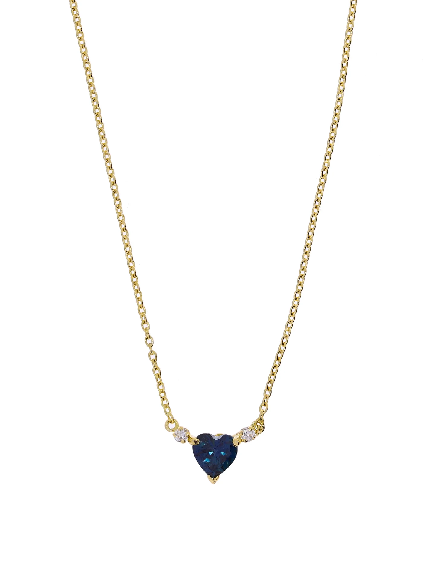 Collier – BUCHERER or jaune avec saphir
