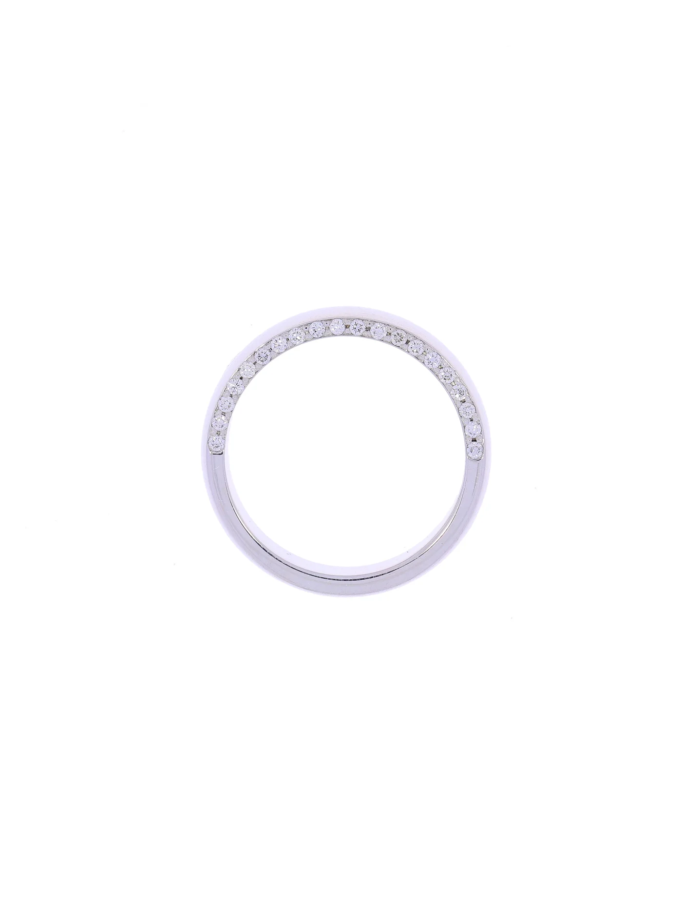 Damenring – Weissgold mit Diamanten