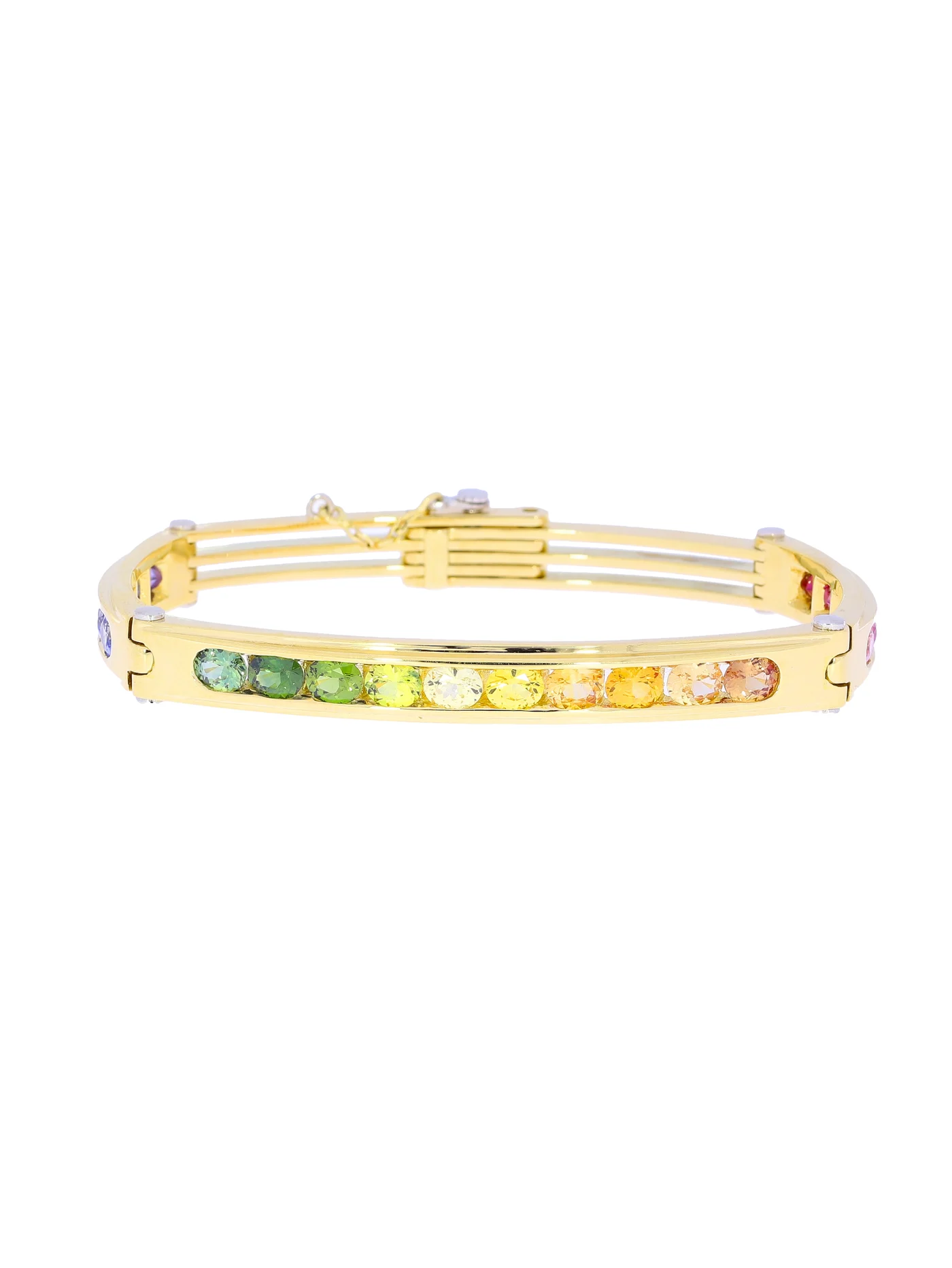 Bracelet – Gelbgold mit Edelsteinen und Halbedelsteinen