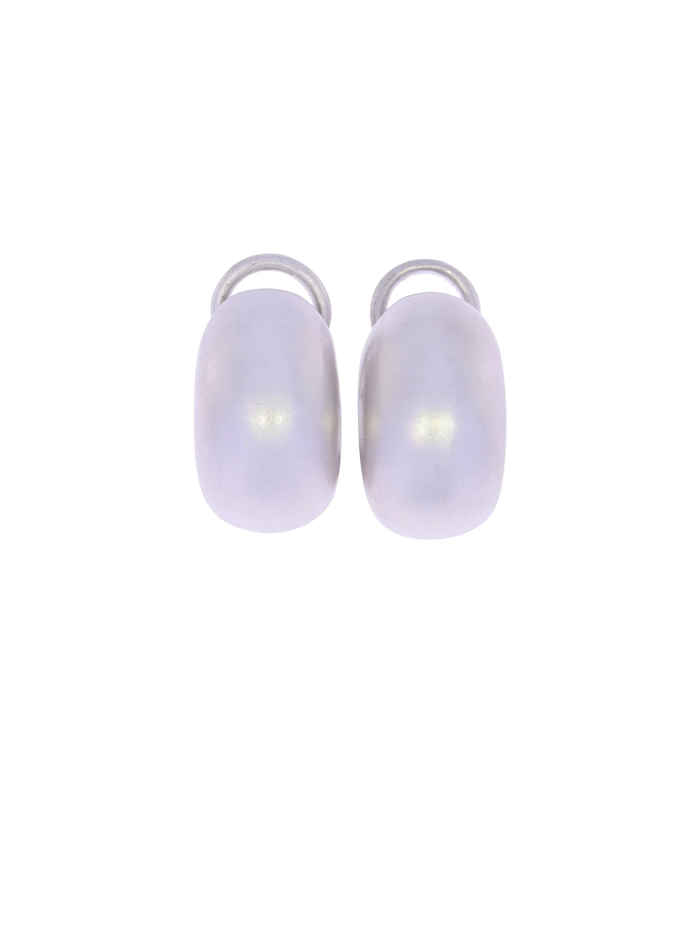 Halbcreolen – Weissgold