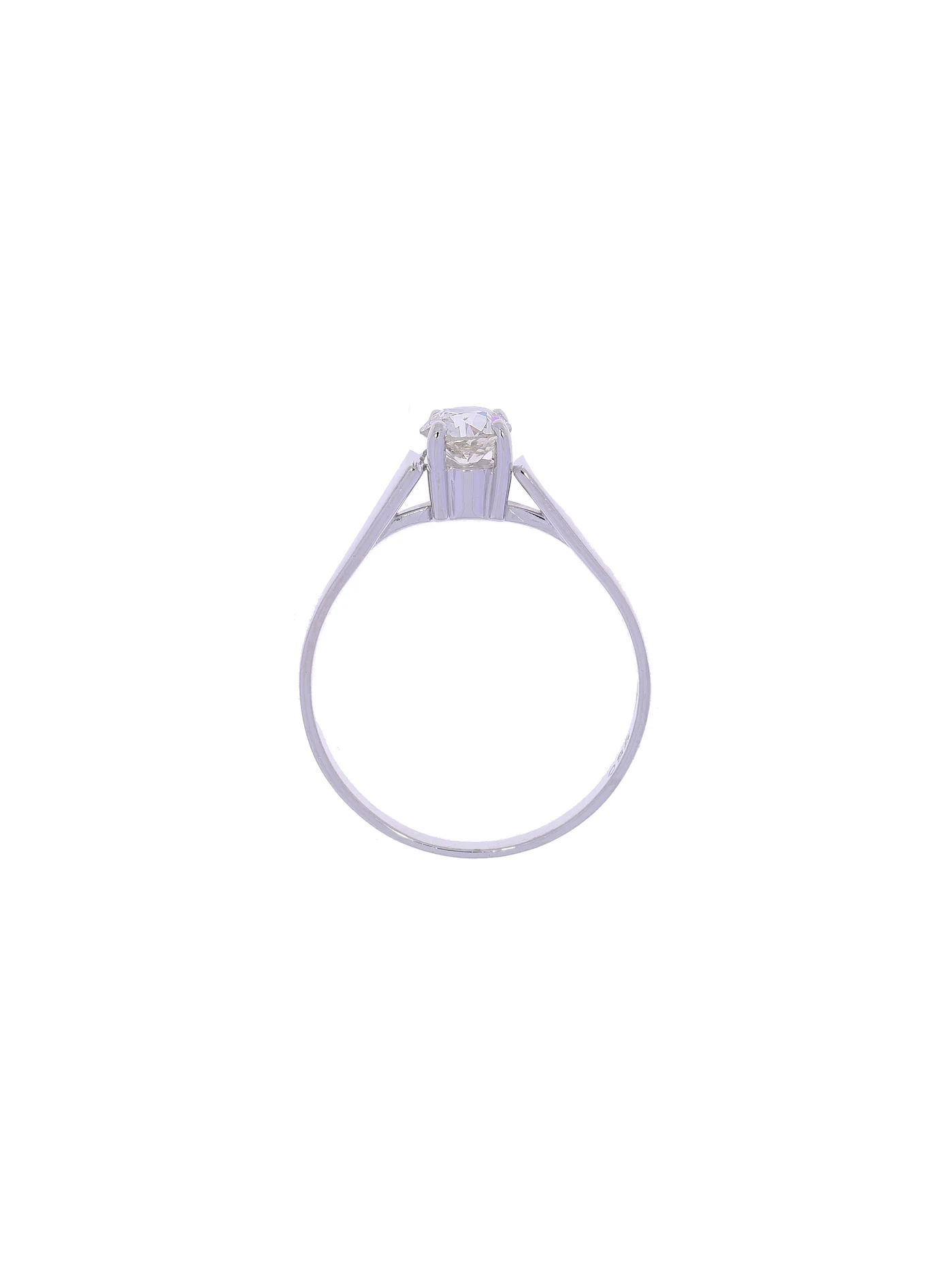 Damenring – Solitaire Weissgold 0.35ct