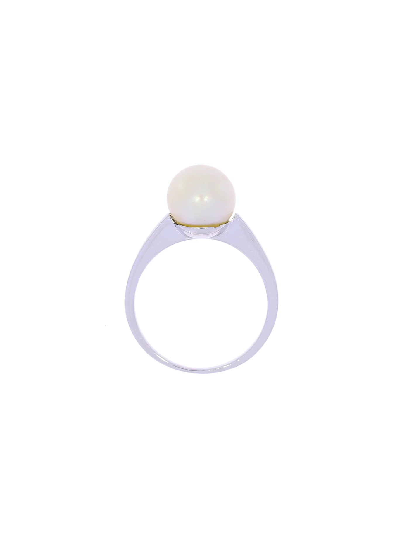 Damenring – Weissgold mit Perle