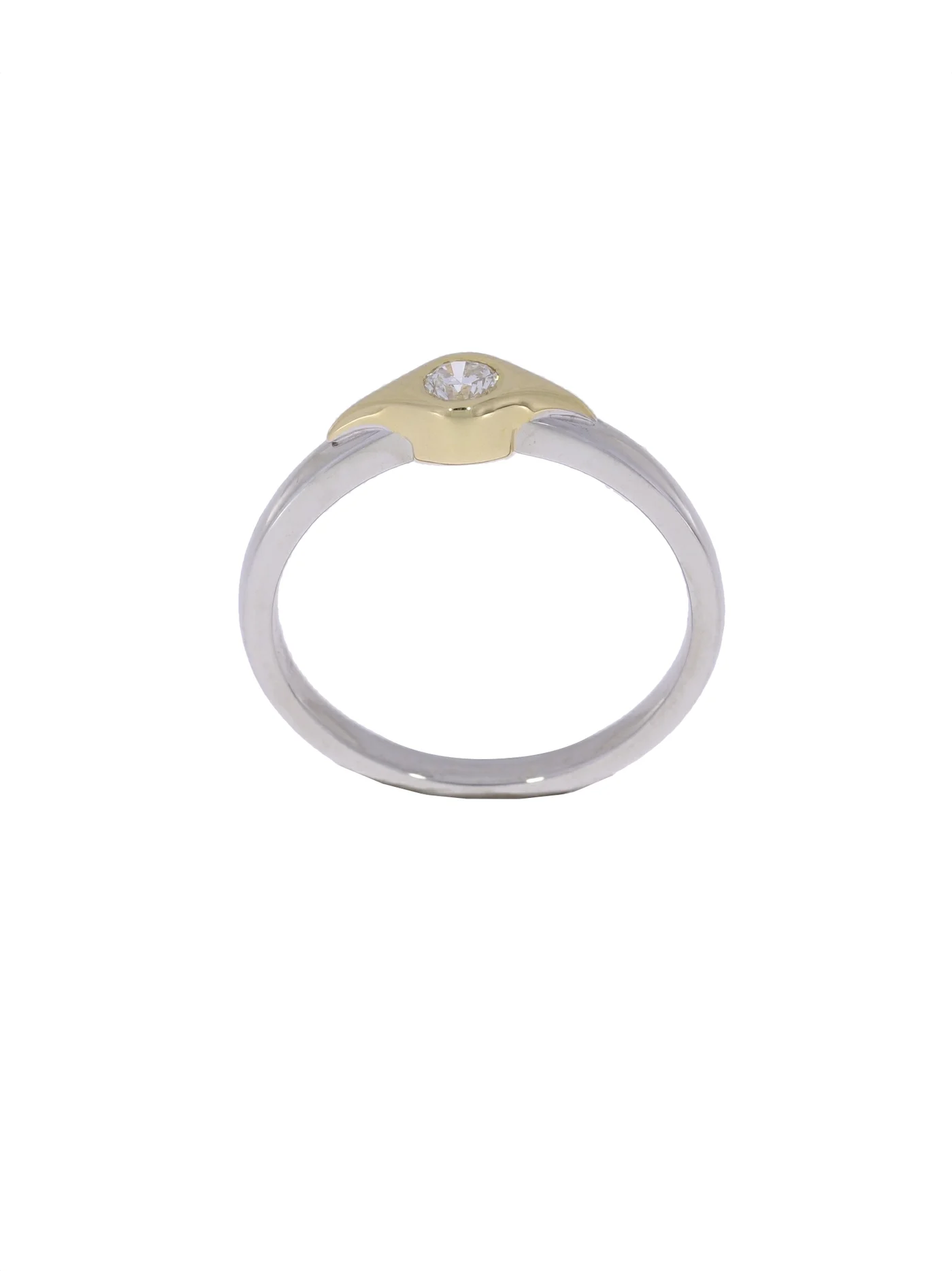 Damenring – Platin mit Diamant 0.15ct