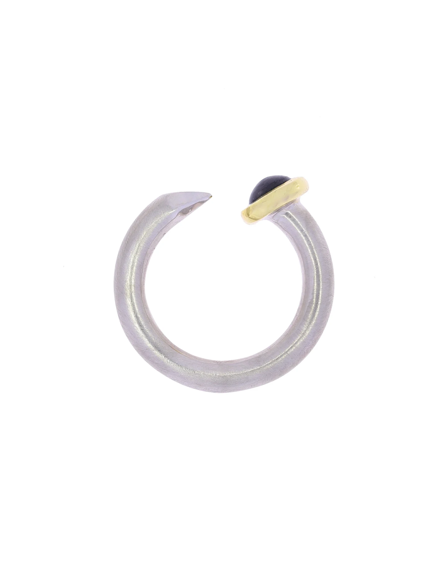 Damenring – bicolor mit Halbedelstein