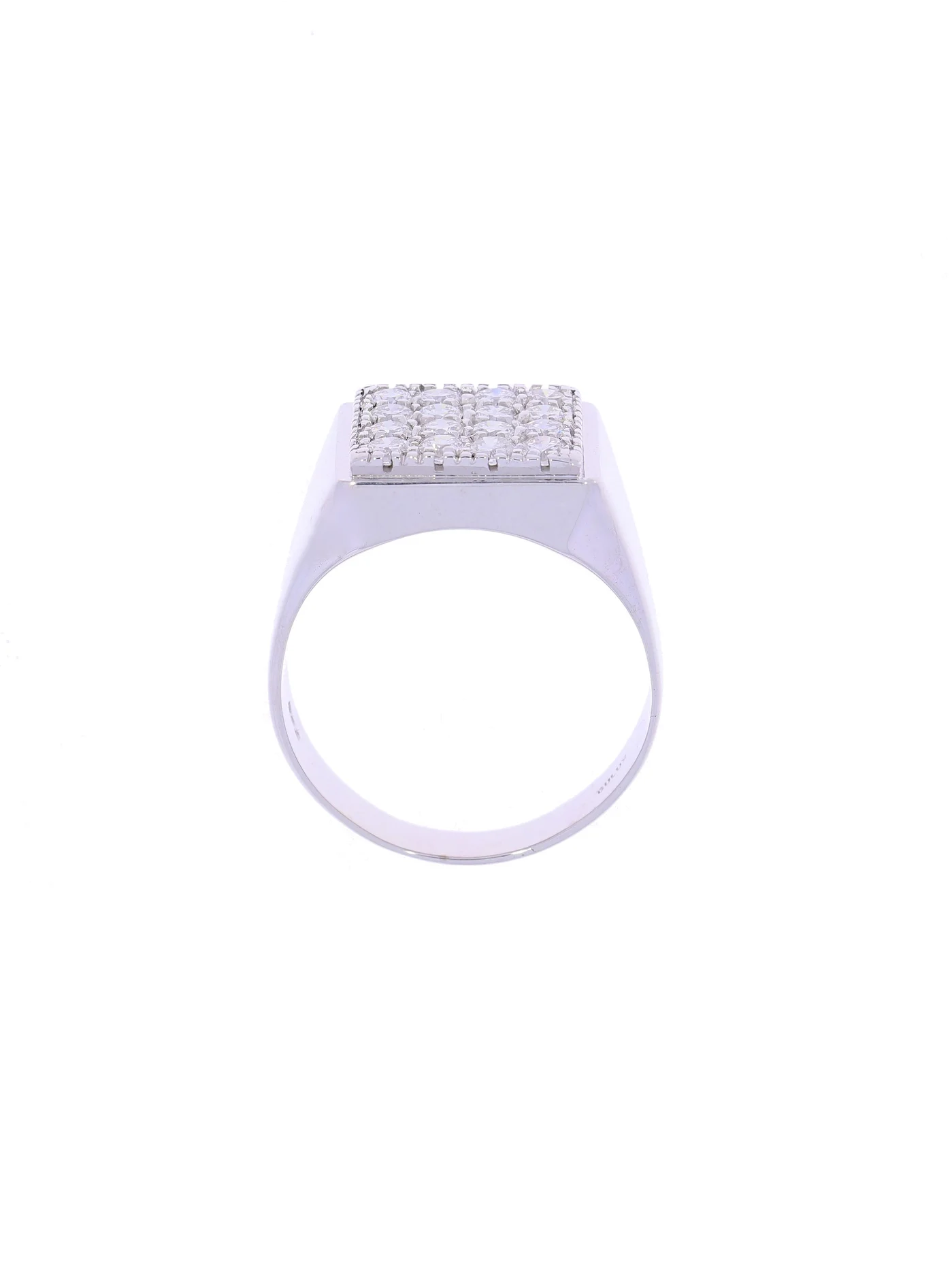 Unisex-Ring – Weissgold mit Diamanten 0.46ct
