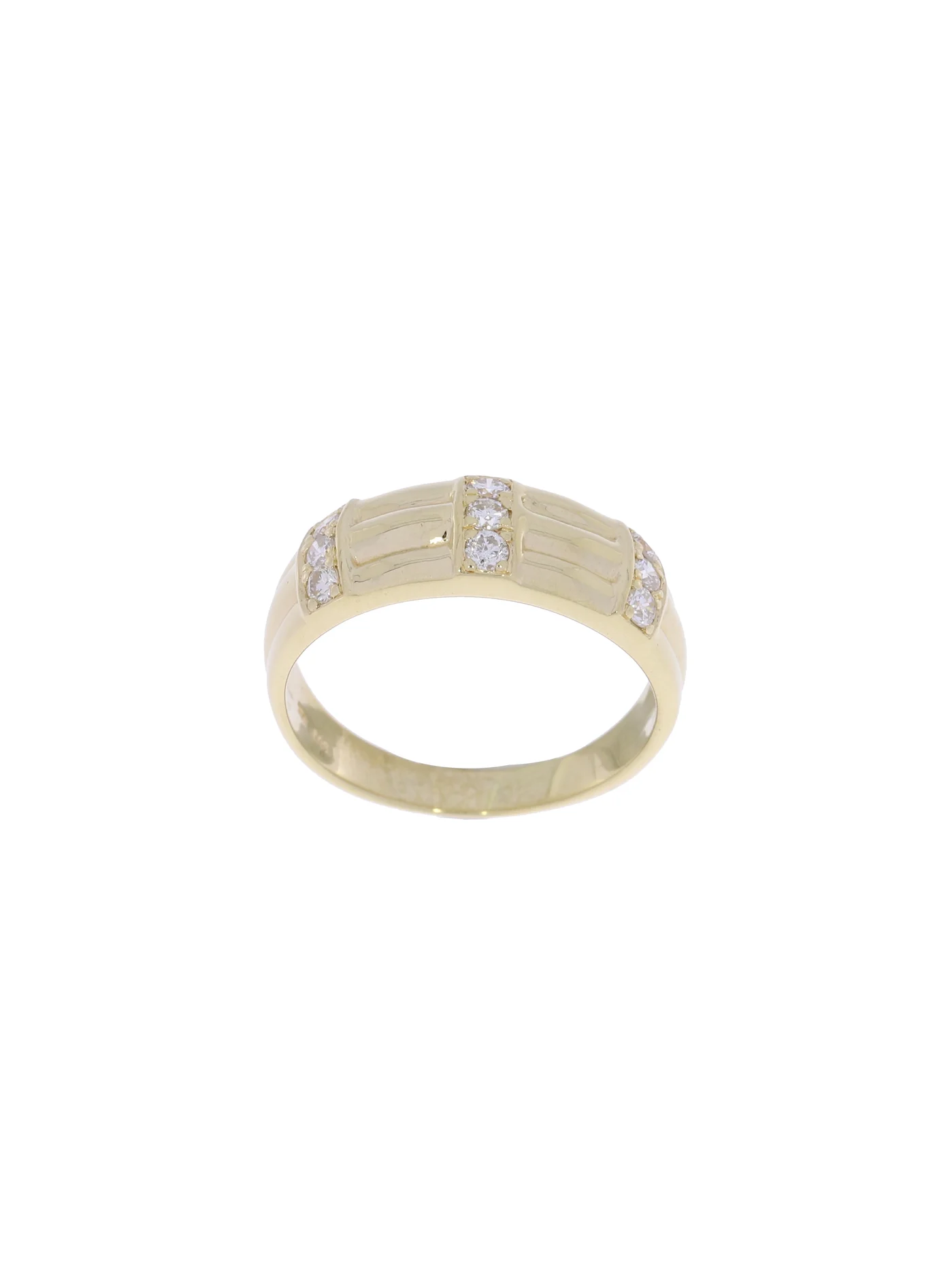 Damenring – Gelbgold mit Diamanten 0.27ct