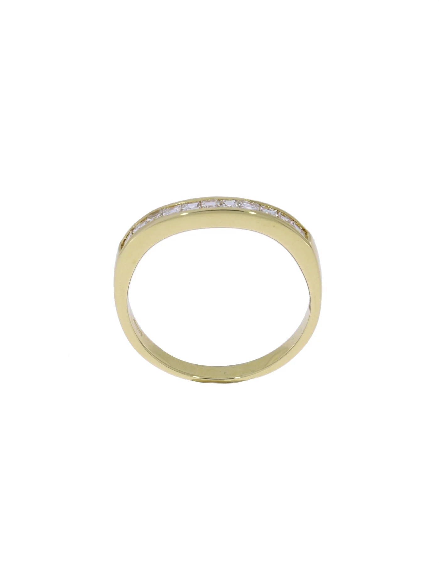 Damenring – Rivière Gelbgold 0.22ct