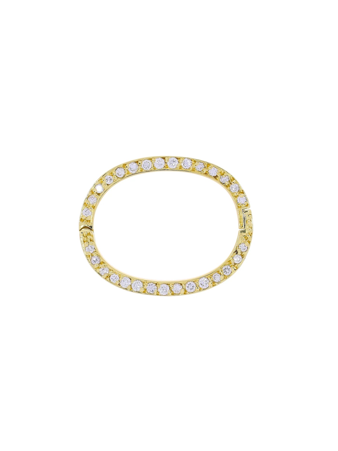 Schmuckschliesse – Gelbgold mit Diamanten