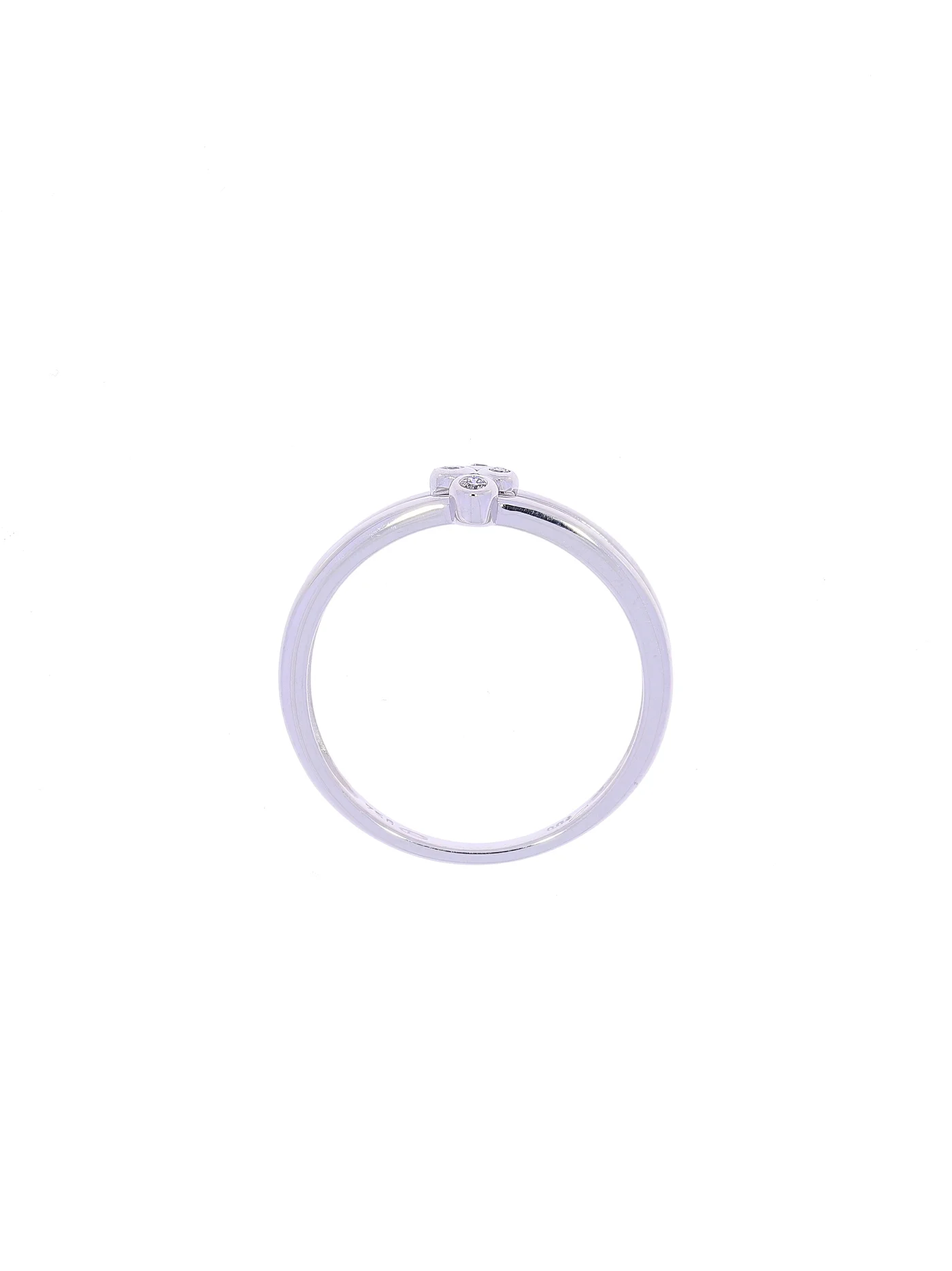 Damenring – Weissgold mit Diamanten