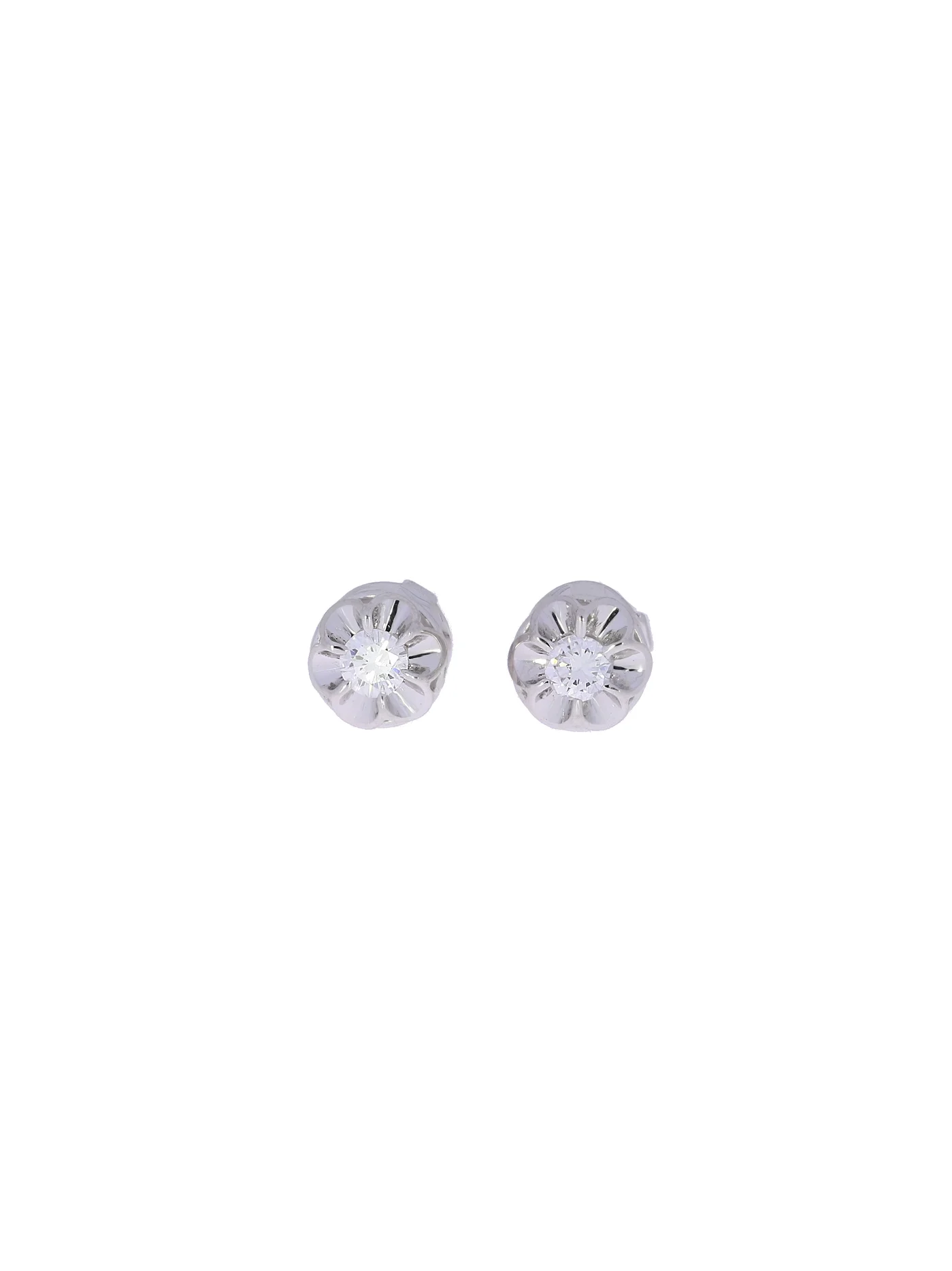 Ohrstecker – Solitaire Weissgold 0.20ct