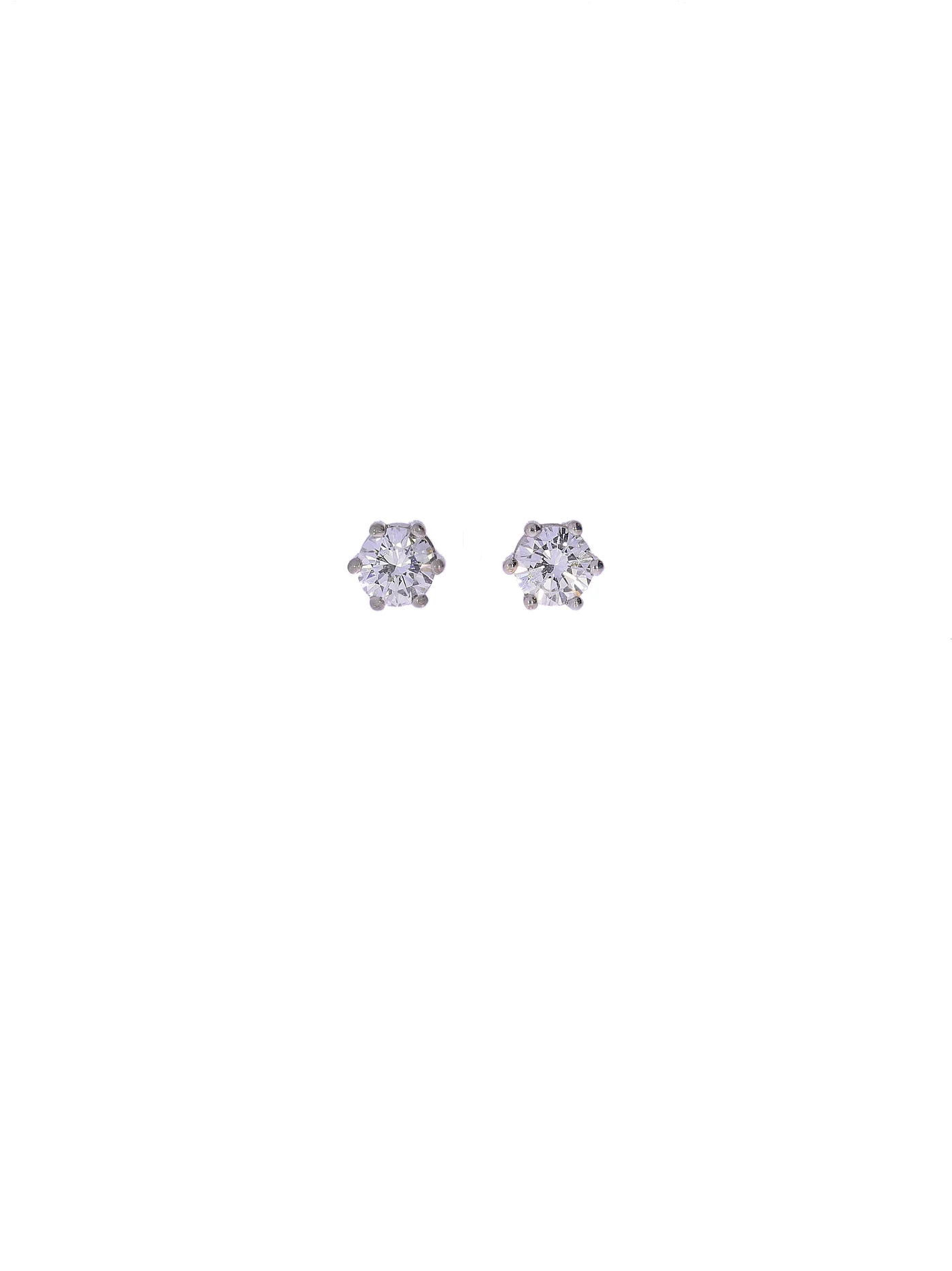 Ohrstecker – Solitaire Weissgold 0.30ct
