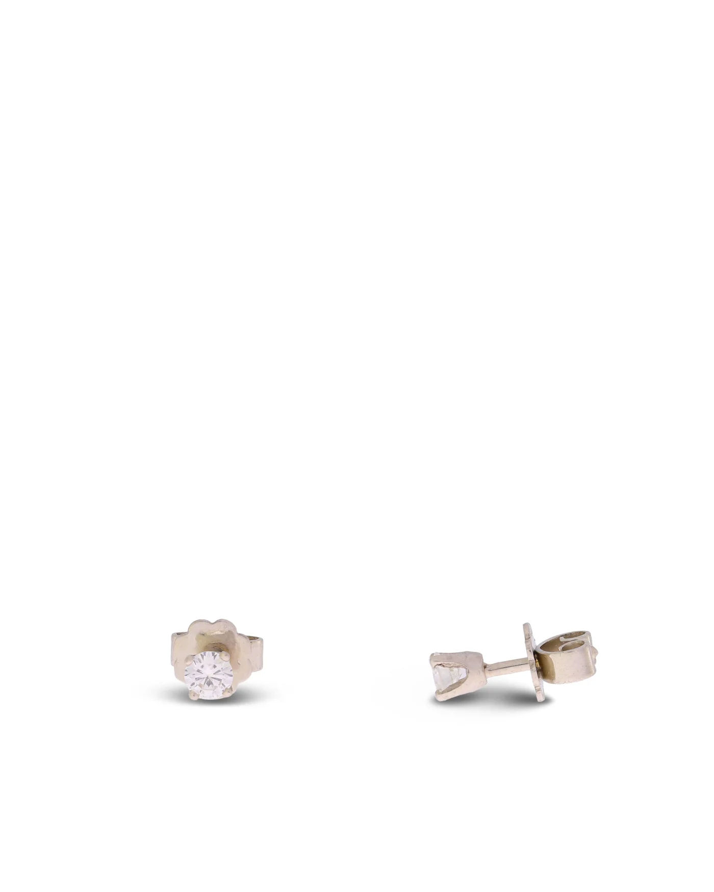 Ohrstecker - Solitaire Weissgold mit Diamanten 0.30ct