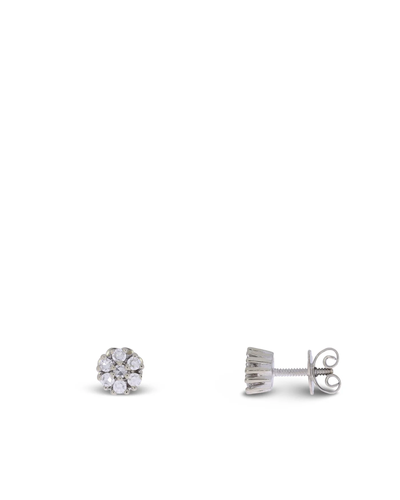 Ohrstecker - Weissgold mit Diamanten 0.14ct