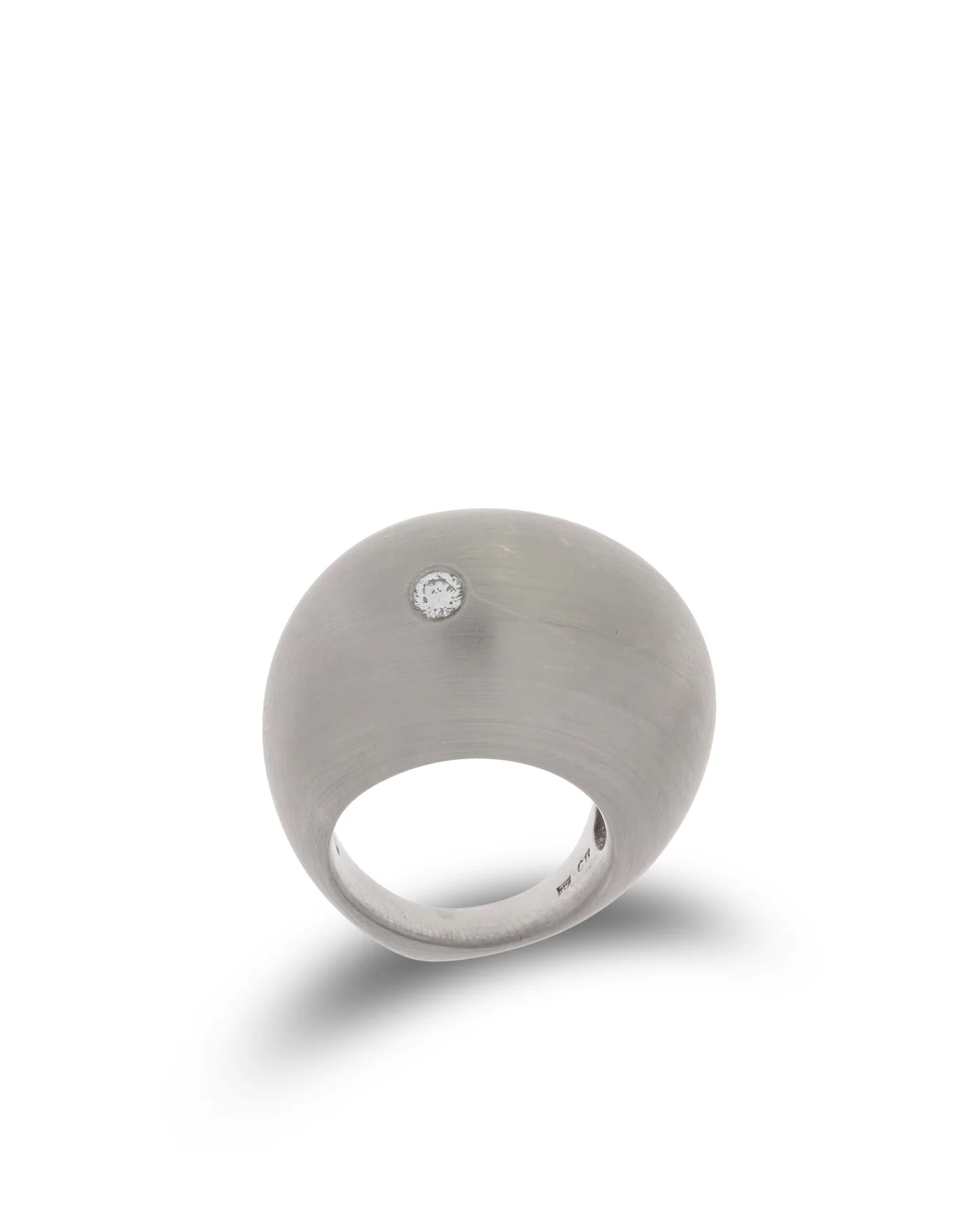 Damenring – BUCHERER Platin mit Diamant 0.05ct