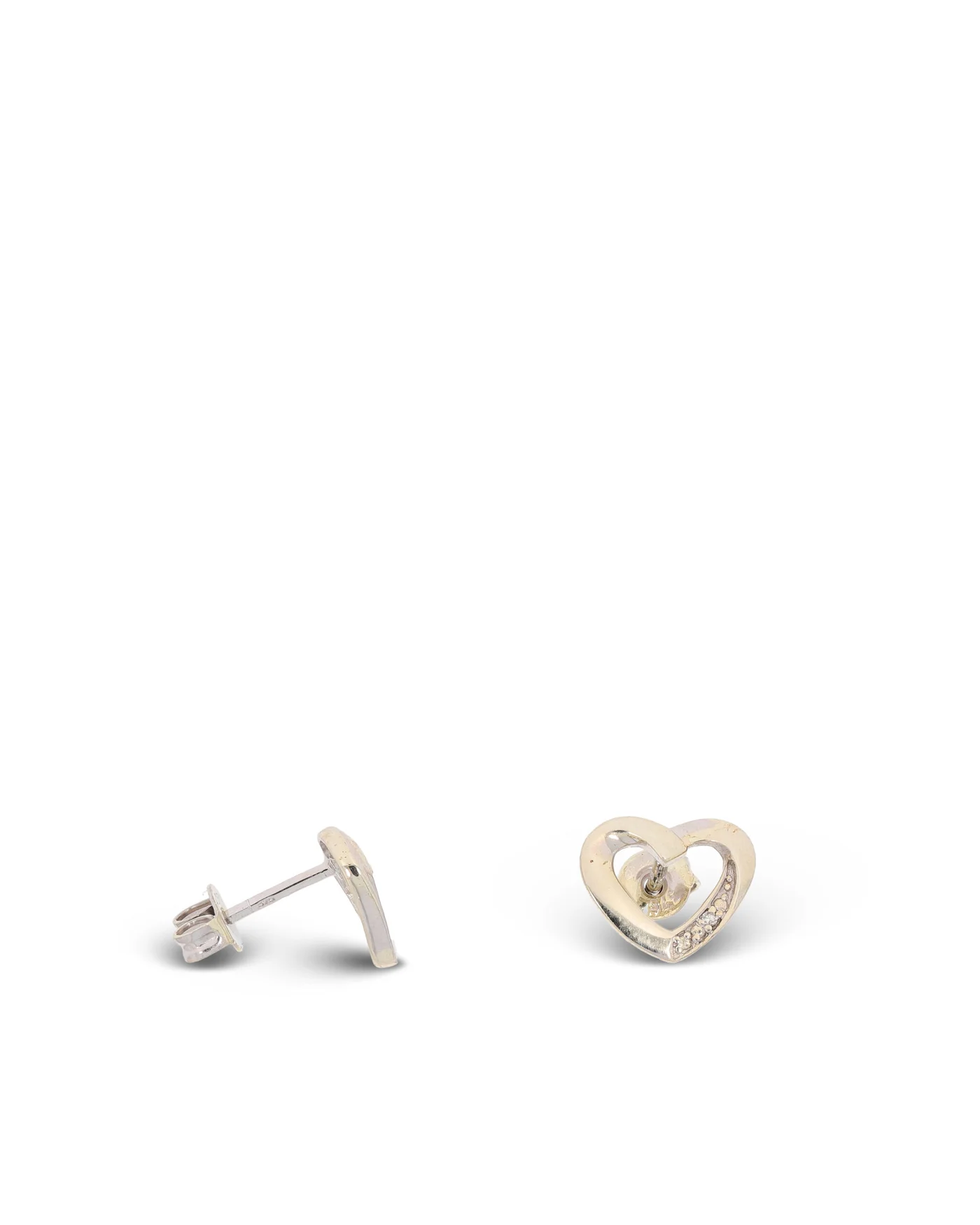 Ohrstecker - Weissgold mit Brillant