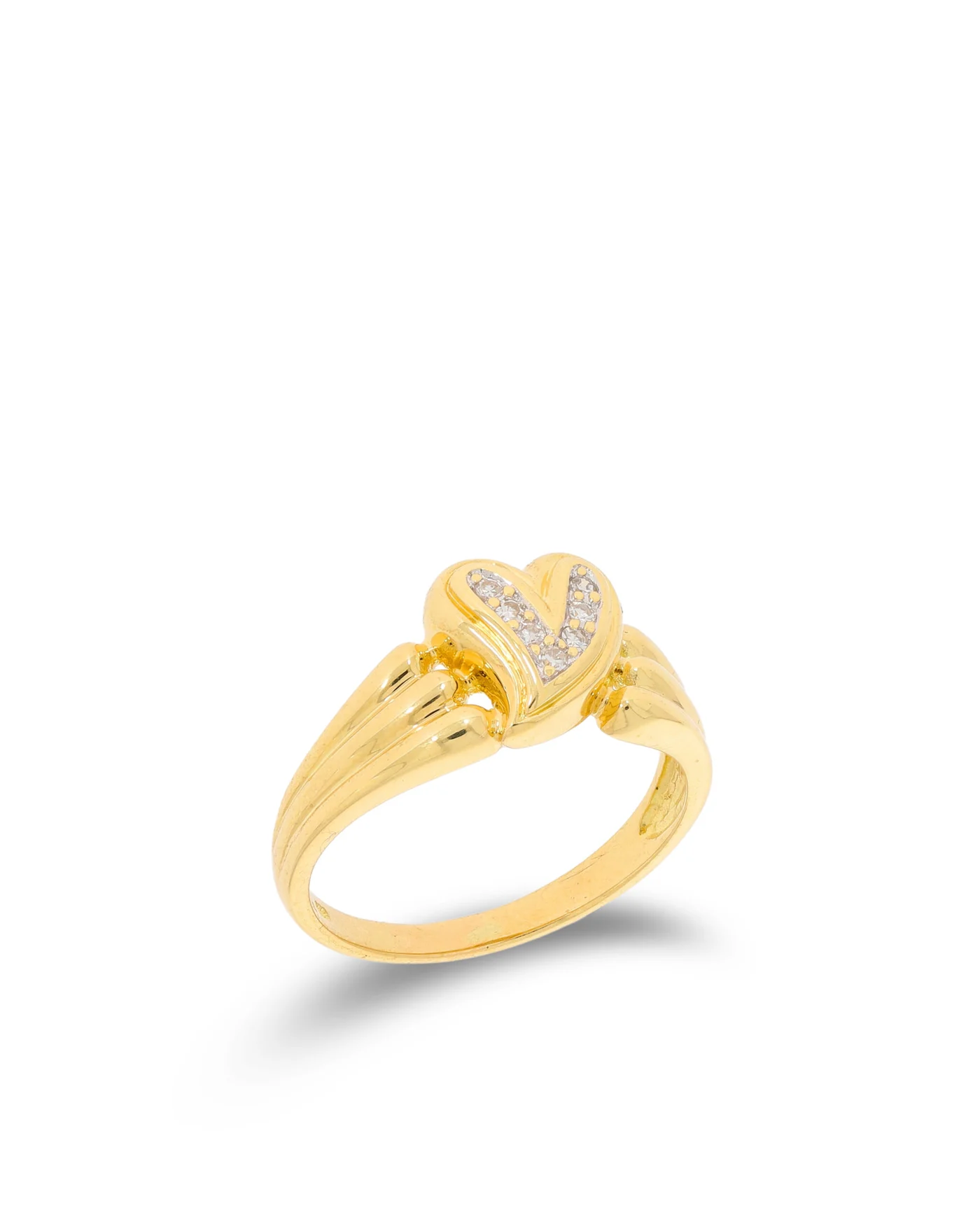 Damenring - Gelbgold mit Brillanten