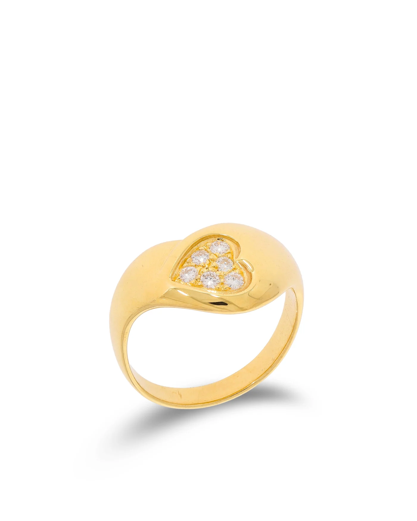 Damenring - Gelbgold mit Brillanten