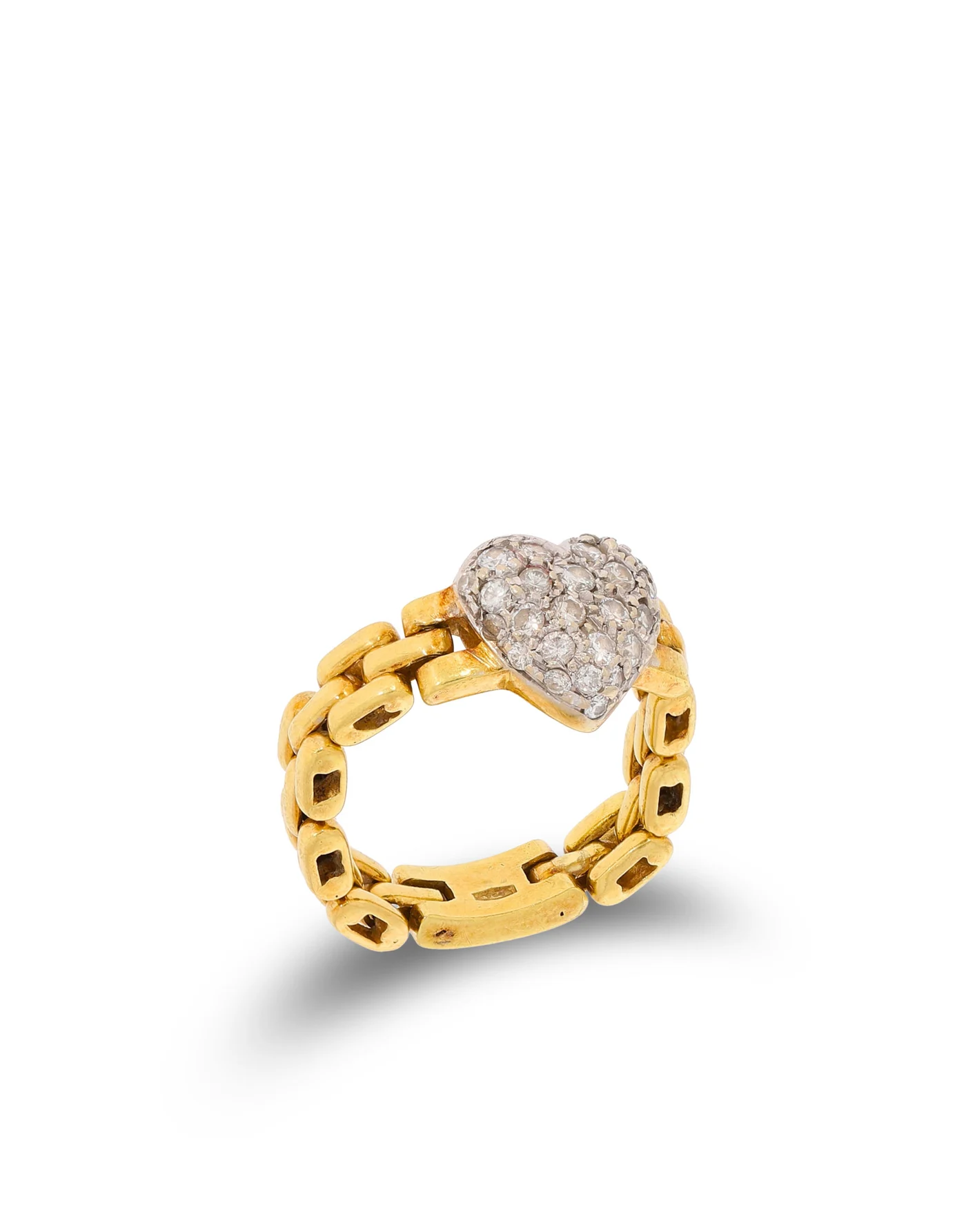 Damenring - Gelbgold mit Brillanten