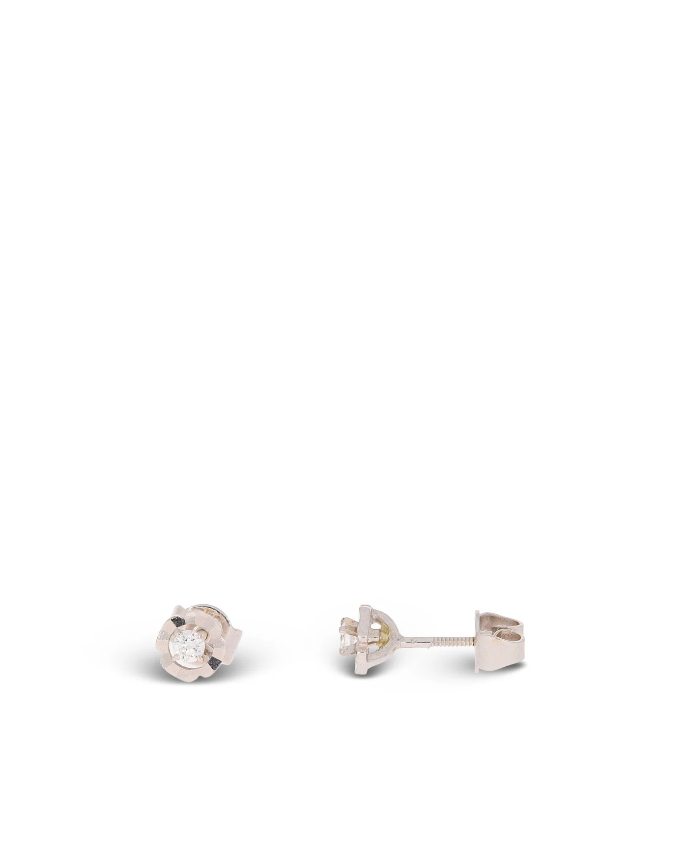 Ohrstecker - Weissgold mit Brillanten 0.10ct