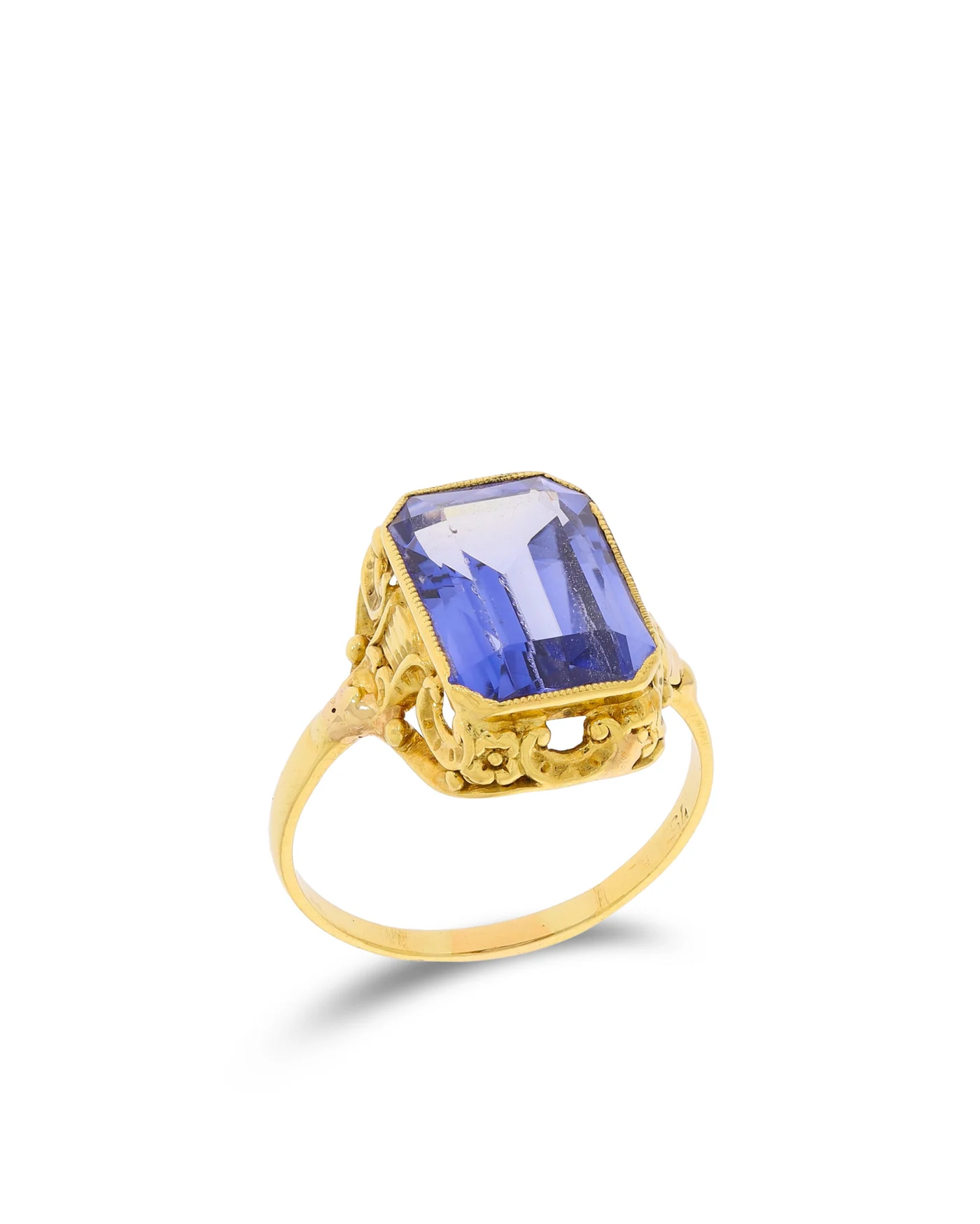 Damenring – Gelbgold