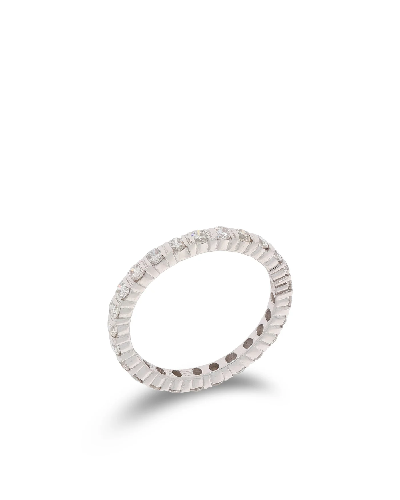 Damenring - Memoire Weissgold 1.15ct