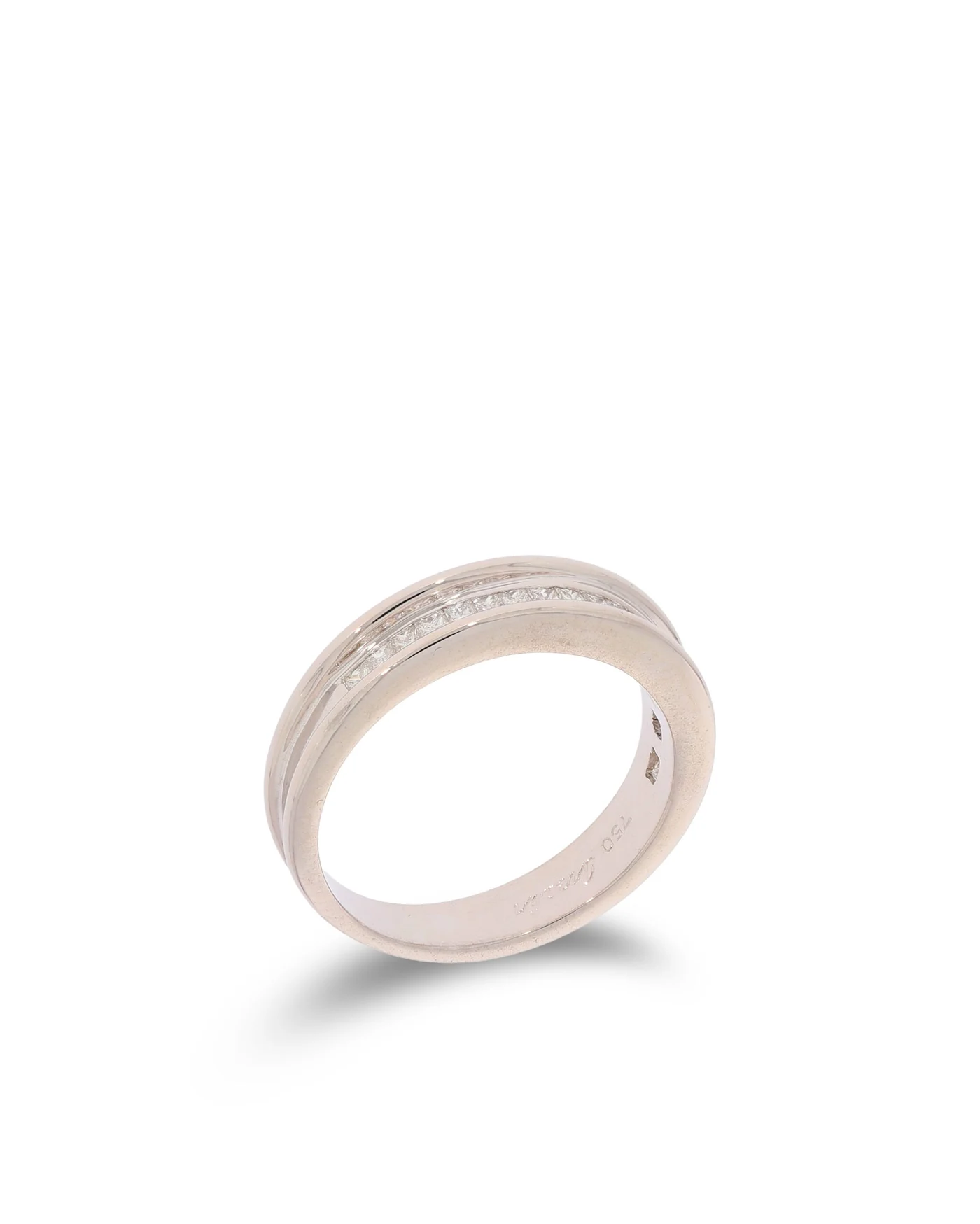Damenring - Weissgold mit Diamanten 0.50ct