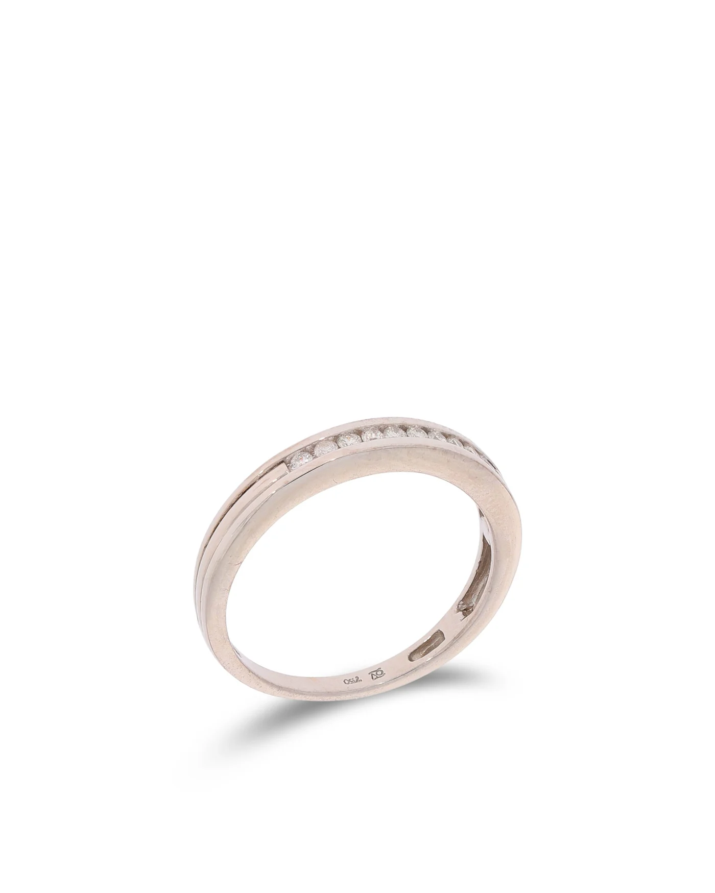 Damenring - Weissgold mit Brillanten 0.20ct