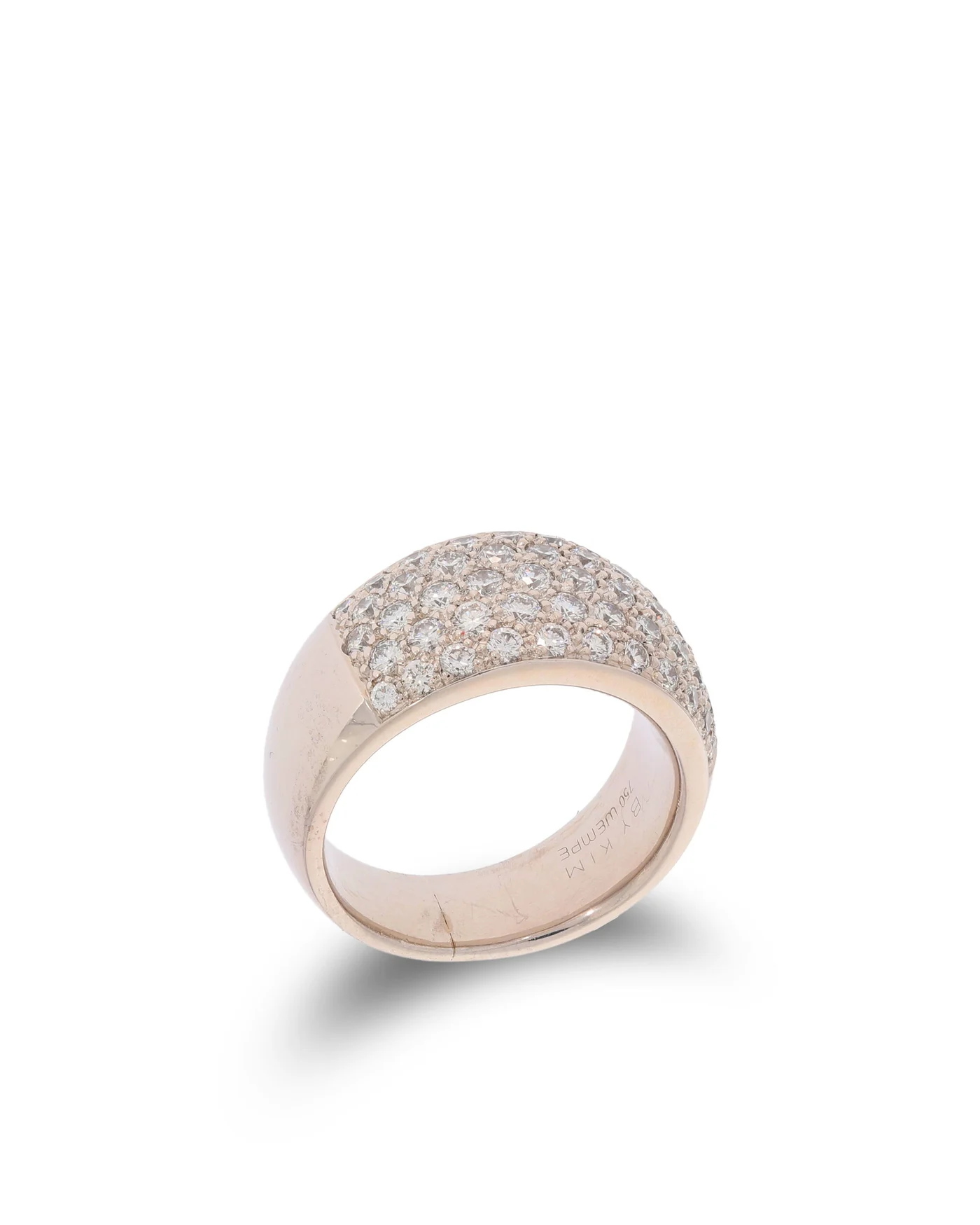 Damenring – BY KIM Weissgold mit Diamanten