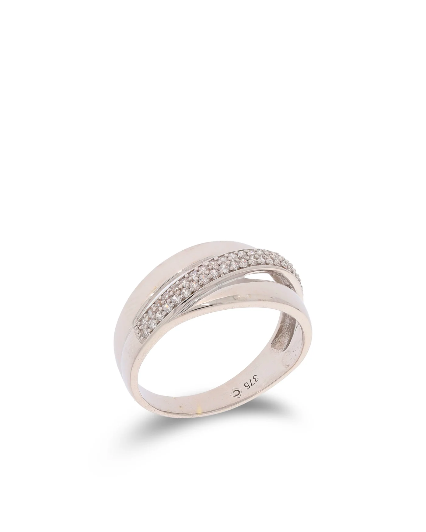 Damenring - Weissgold mit Brillanten 0.48ct