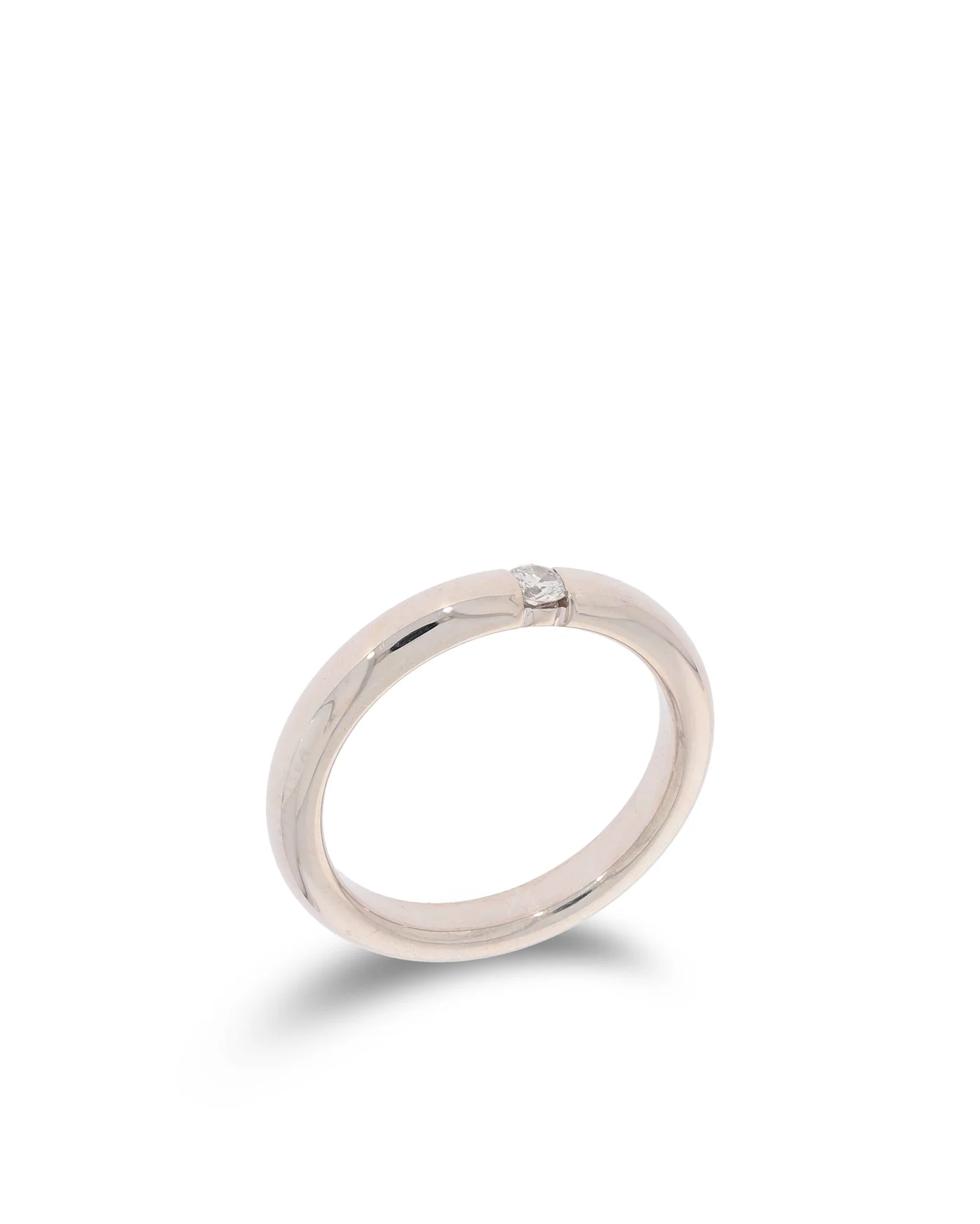 Damenring - CHRIST Solitaire Weissgold 0.065ct