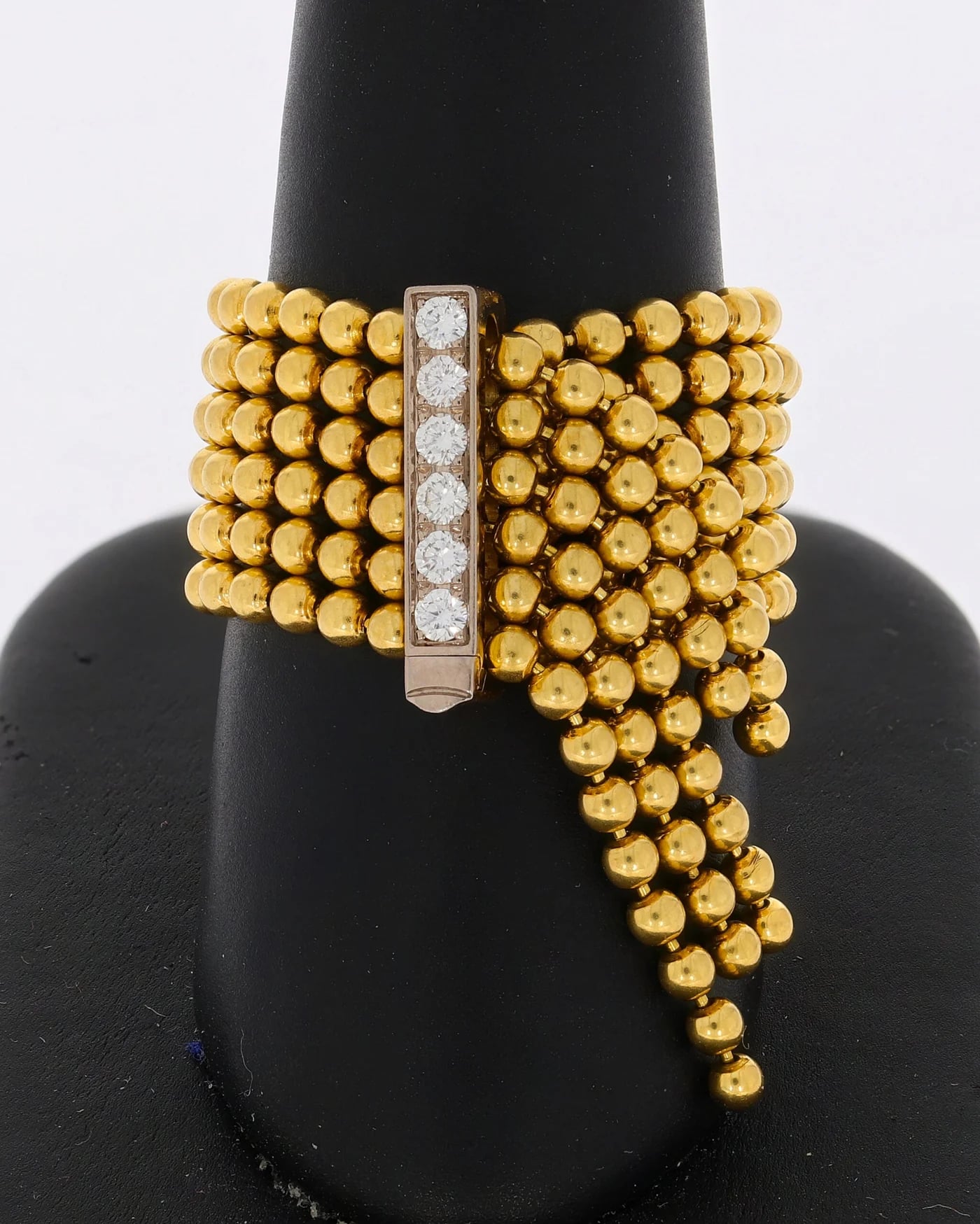 Bague pour dame – CARTIER or jaune avec brillants