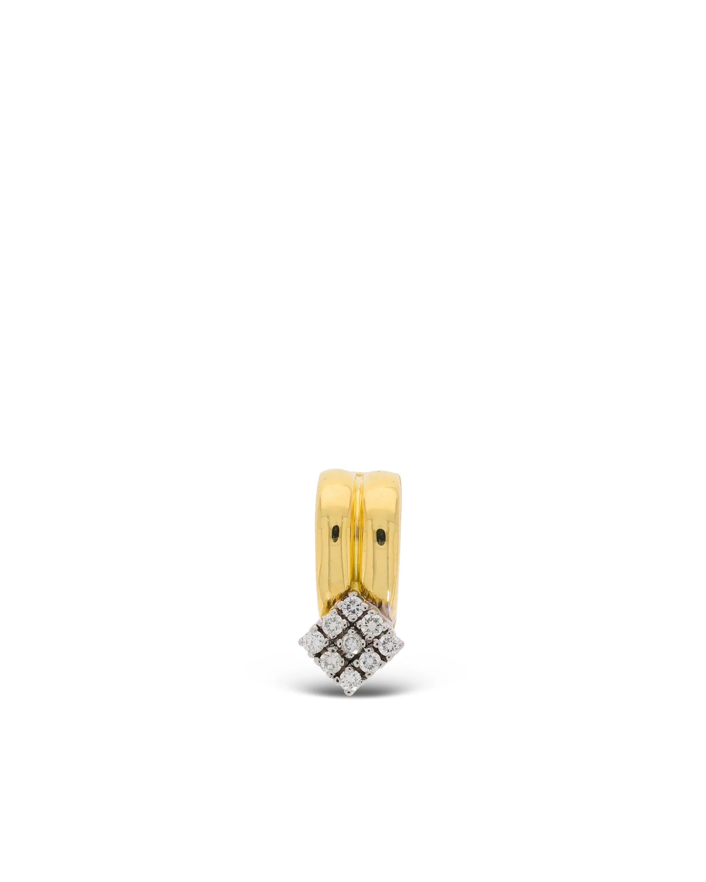 Anhänger – Bicolor mit Brillanten 0.18ct