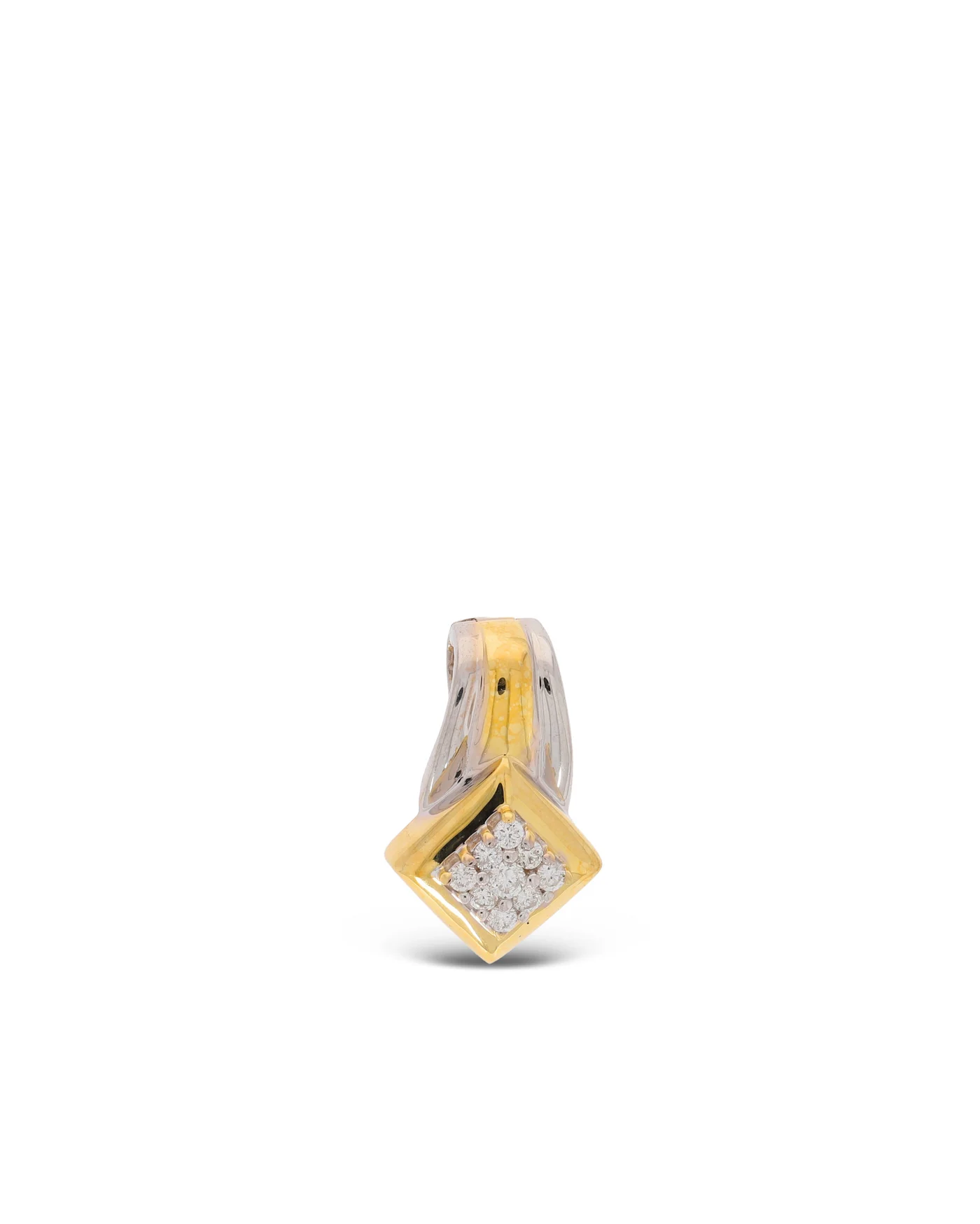Anhänger – Bicolor mit Diamanten 0.20ct