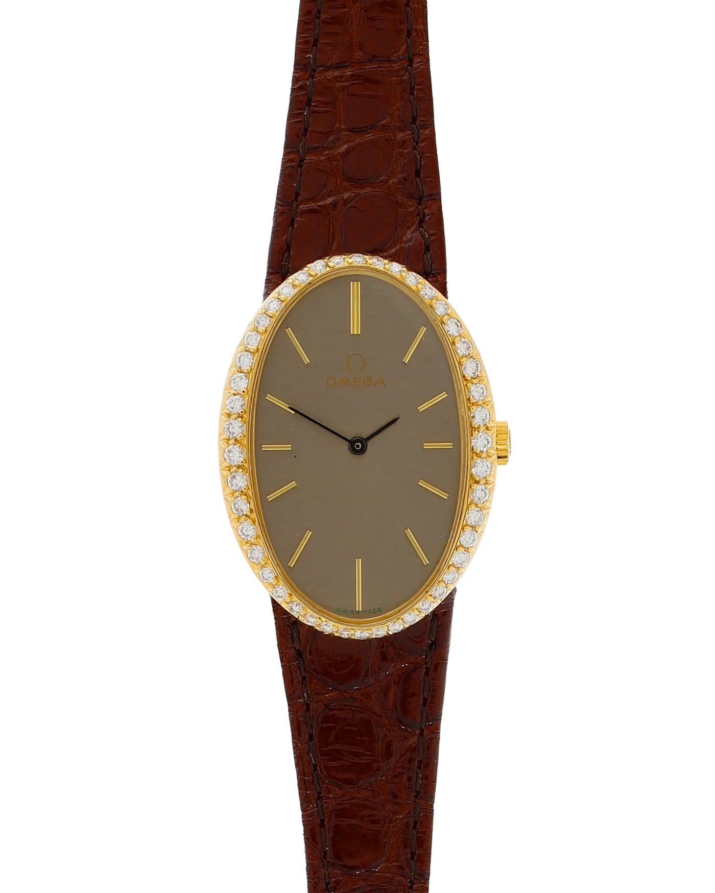 Damenuhr – OMEGA Vintage mit Diamanten