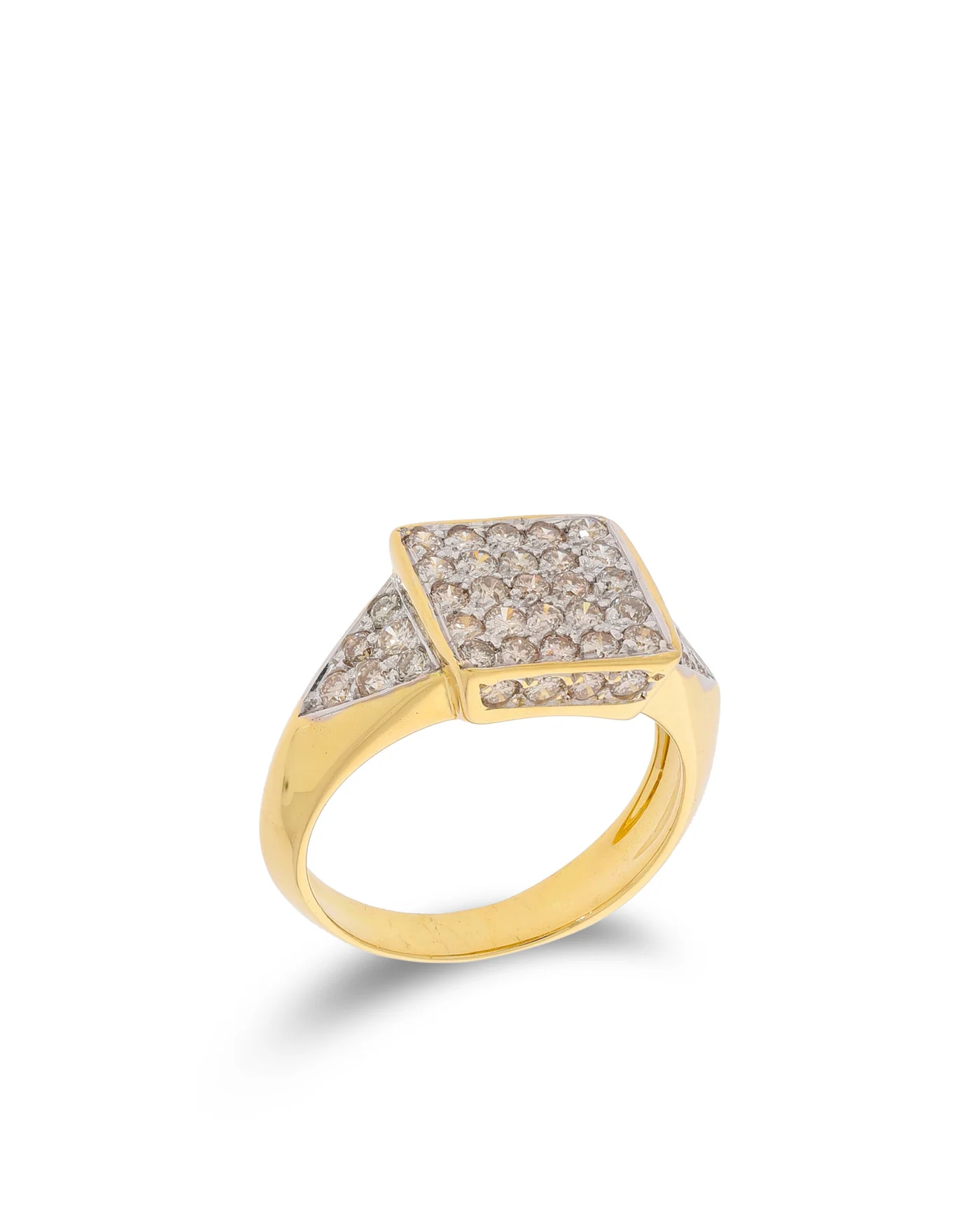 Damenring – Gelbgold mit Diamanten 0.90ct