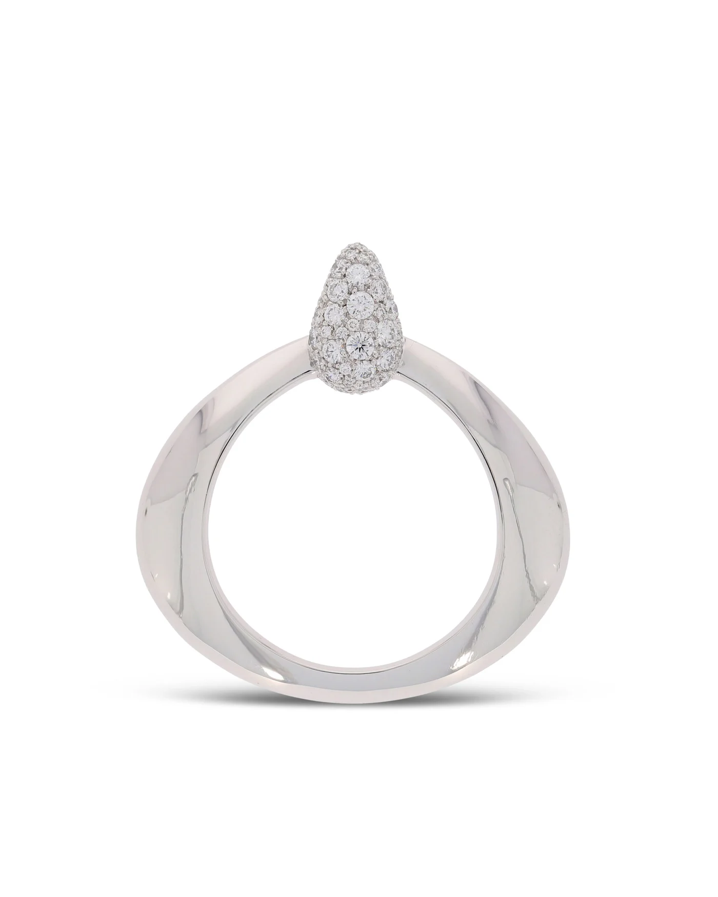 Anhänger – OMEGA „Dewdrop“ Weissgold mit Diamanten 0.57ct