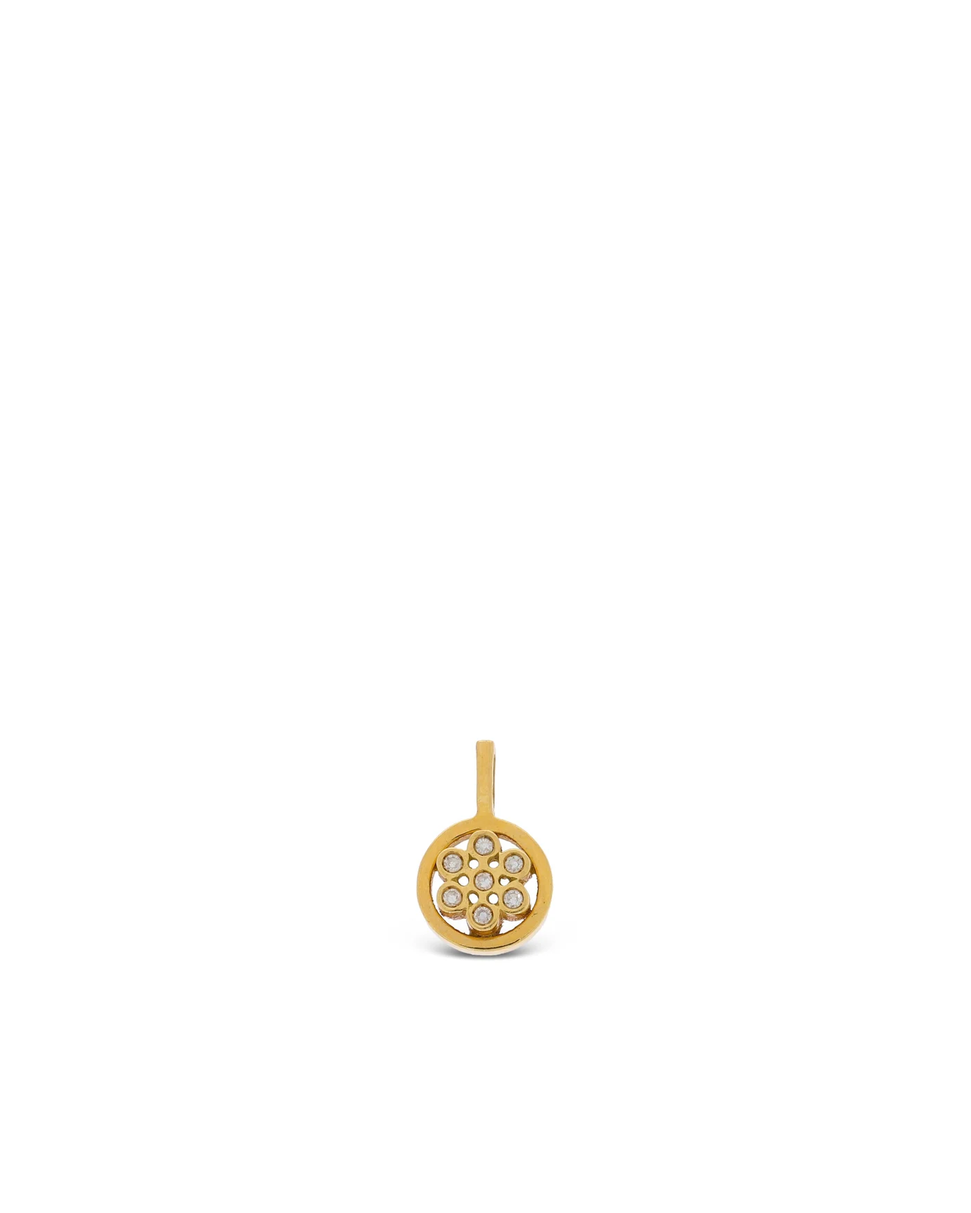 Anhänger – KURZ Gelbgold mit Diamanten 0.07ct