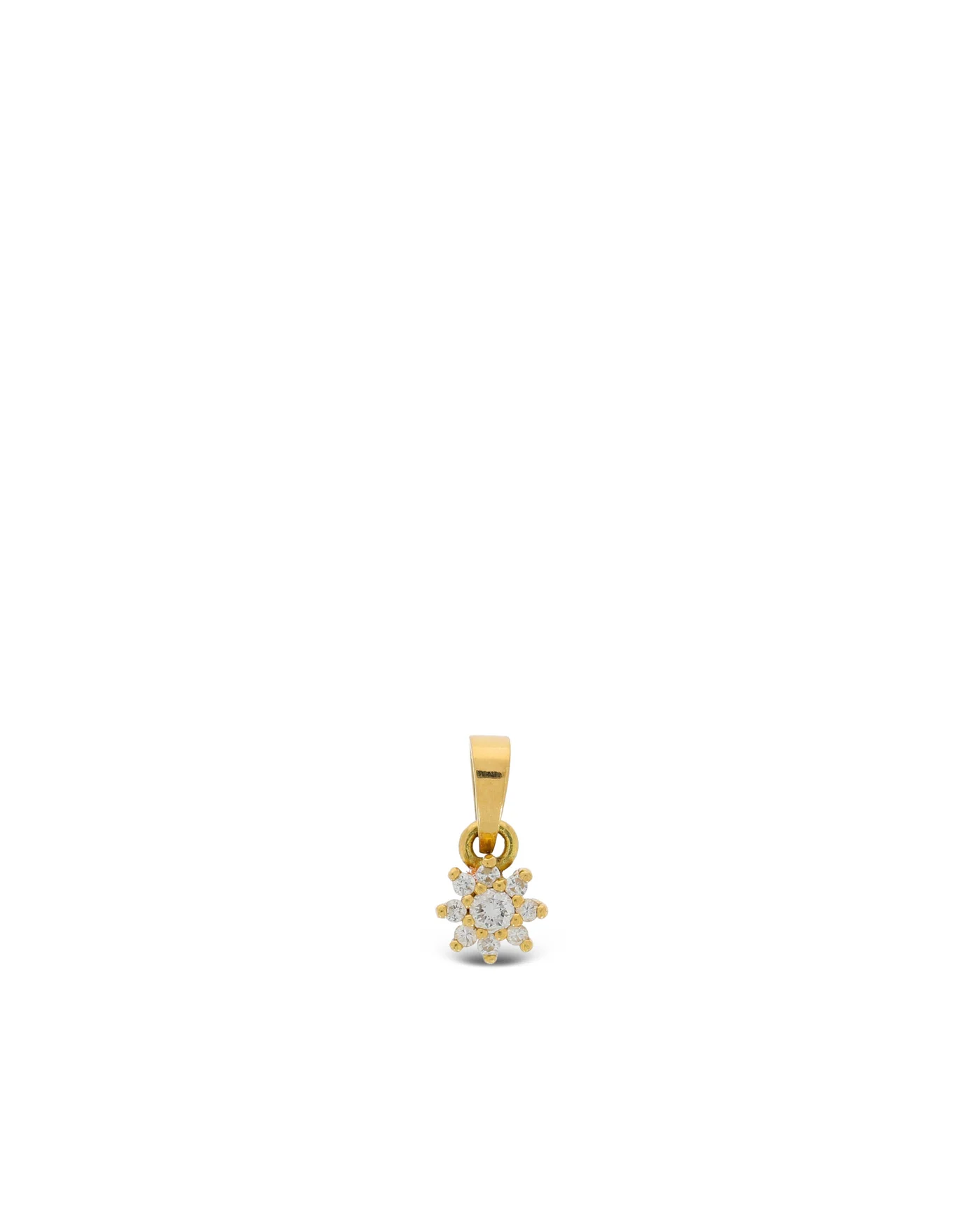 Pendant – yellow gold with diamonds 0.13ct