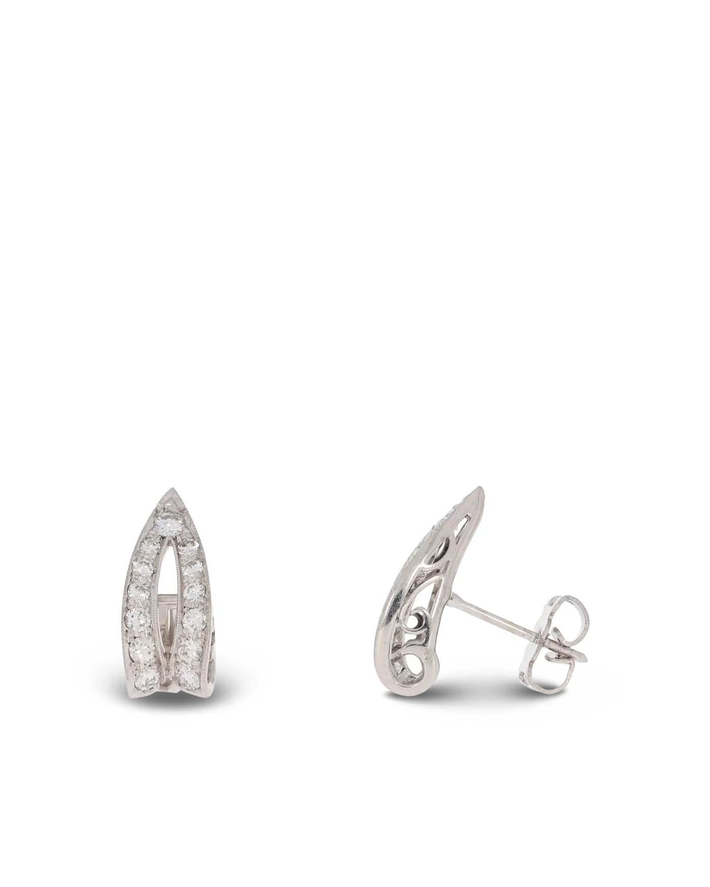 Ohrstecker - Weissgold mit Brillanten 0.78ct