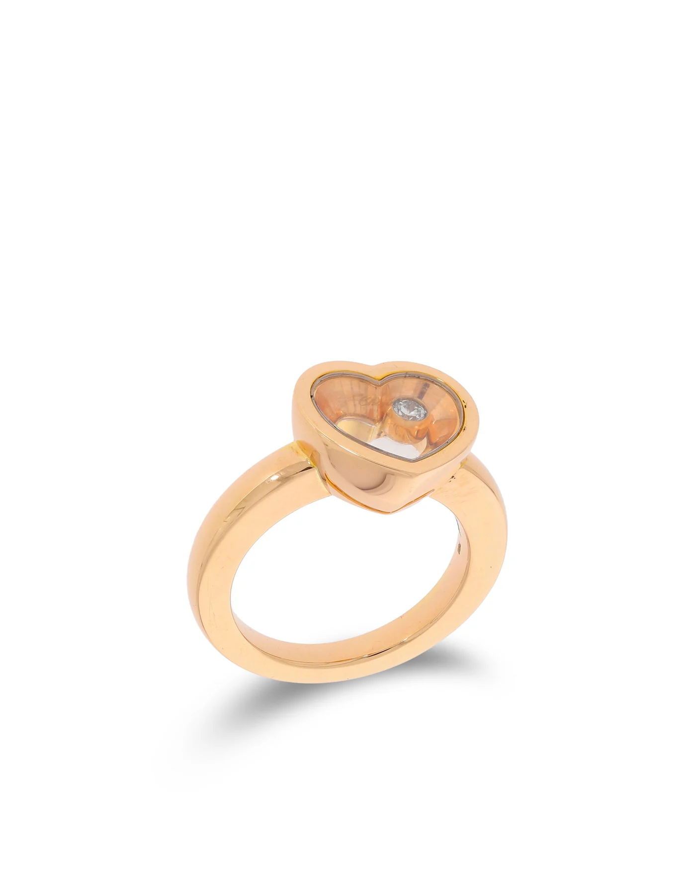 Damenring - CHOPARD Roségold mit Brillant